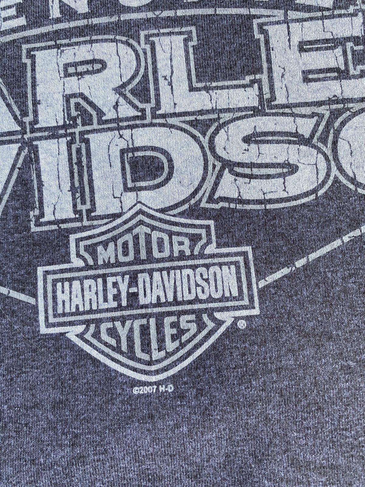Harley Davidson × Vintage Vintage Y2K Harley Davidson Grey Eagle Essential Shirt Size US XL / EU 56 / 4 - 3 Thumbnail