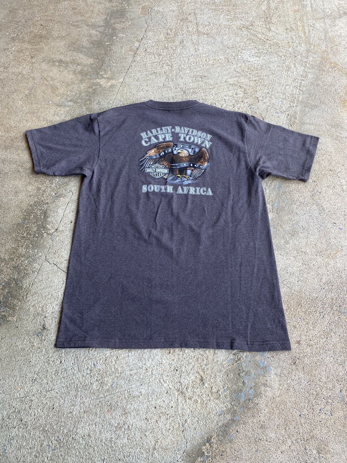 Harley Davidson × Vintage Vintage Y2K Harley Davidson Grey Eagle Essential Shirt Size US XL / EU 56 / 4 - 7 Thumbnail