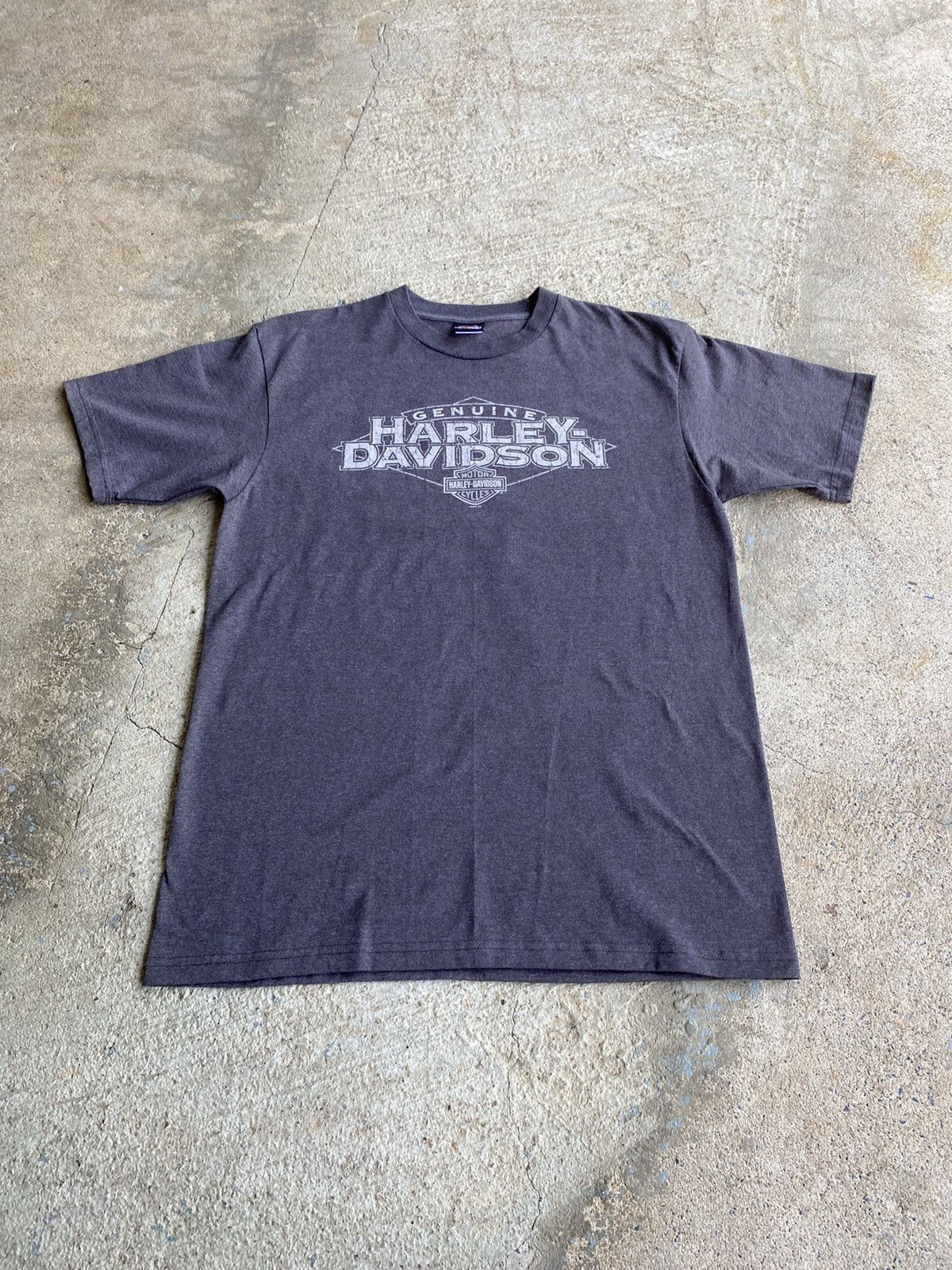 Harley Davidson × Vintage Vintage Y2K Harley Davidson Grey Eagle Essential Shirt Size US XL / EU 56 / 4 - 1 Thumbnail