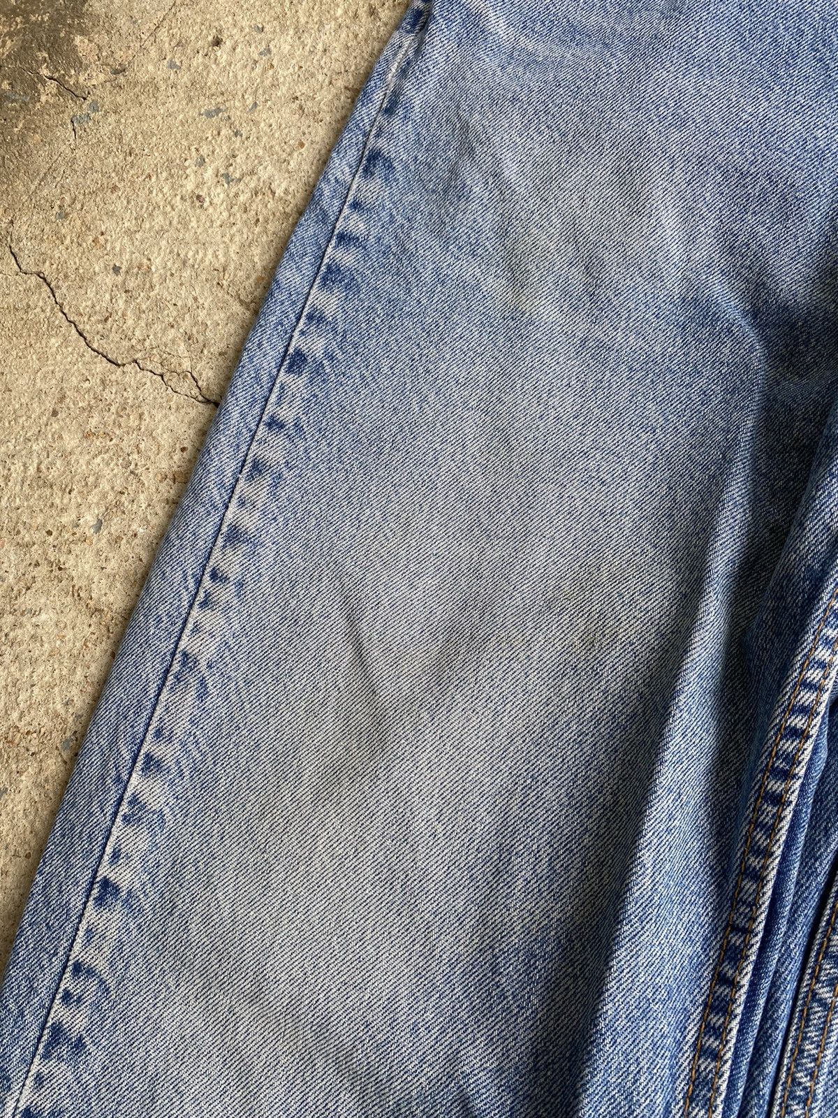 Levi's × Vintage Vintage 90’s Levi’s 505 Faded Orange Tab Jeans Size US 34 / EU 50 - 3 Thumbnail
