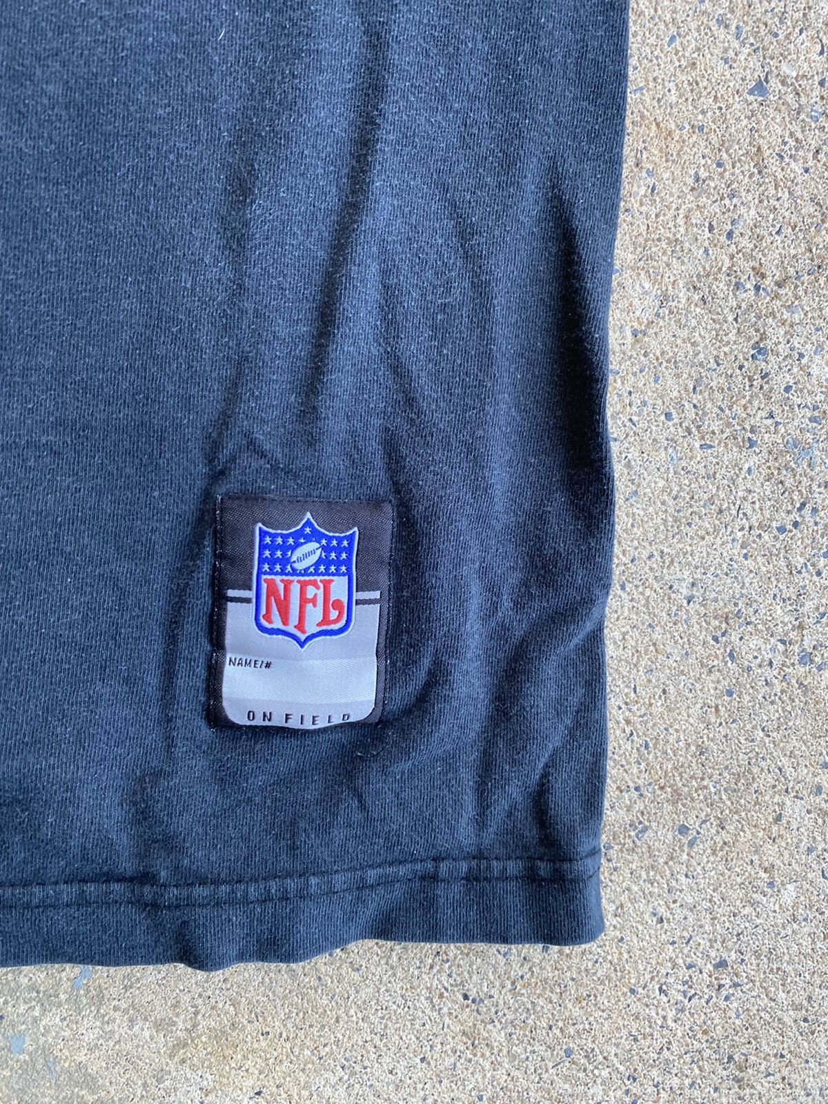 NFL × Vintage Vintage Y2K Reebok Raiders Football Faded Black Shirt Size US XL / EU 56 / 4 - 3 Thumbnail