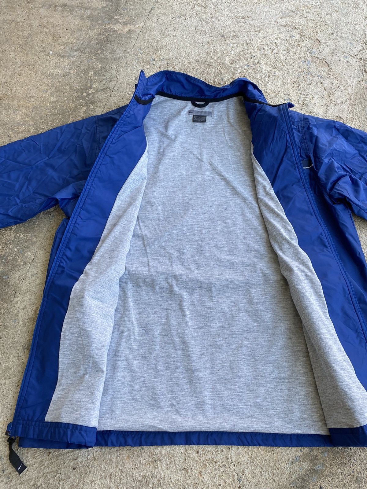 Nike × Vintage Vintage Y2K Nike Blue Full Zip Windbreaker Jacket Size US XL / EU 56 / 4 - 7 Thumbnail