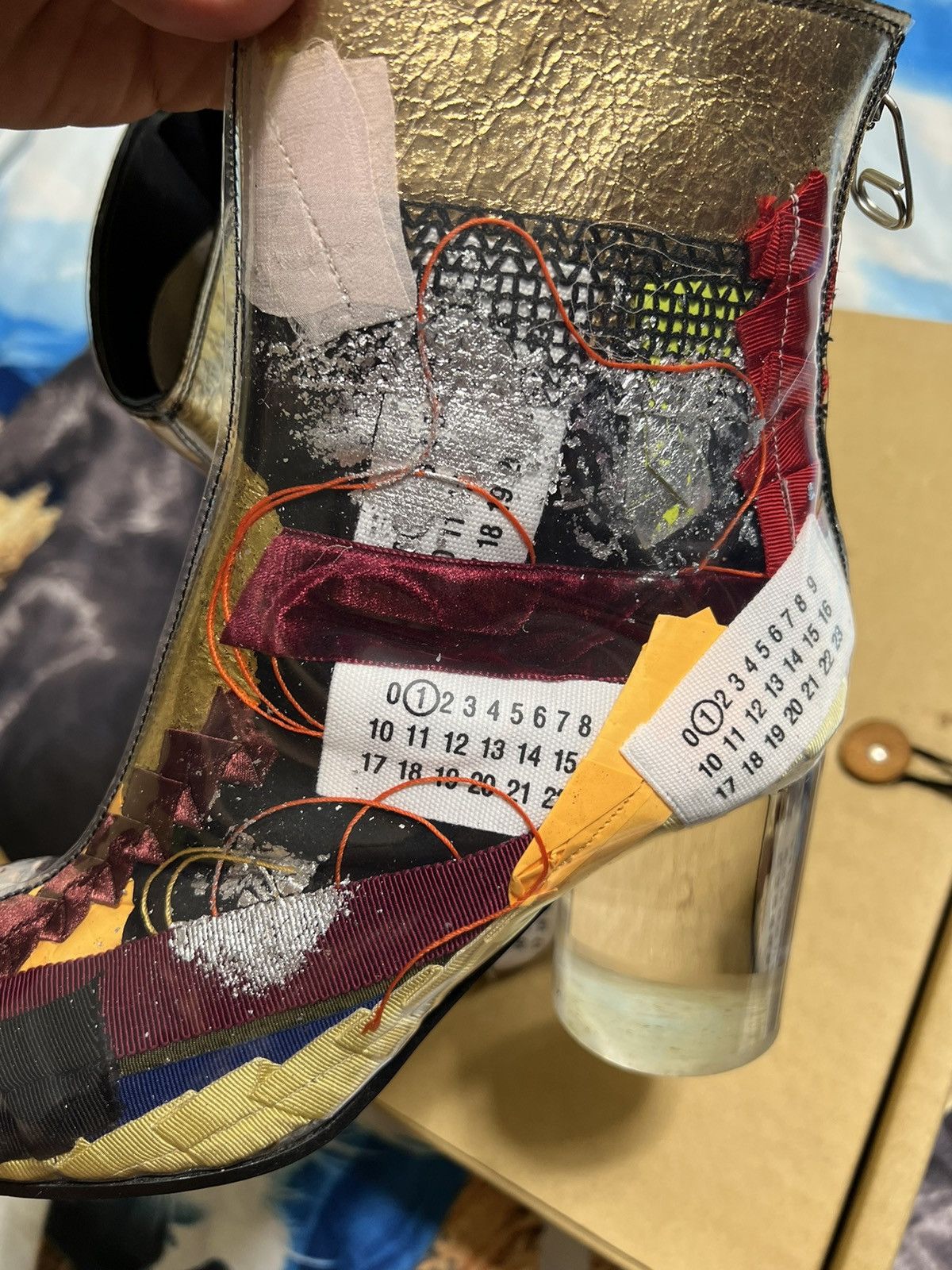 Maison Margiela ***FINAL DROP***RARE MAISON MARGIELA LIMITED CLEAR PATCH 37 Size US 7 / IT 37 - 10 Thumbnail