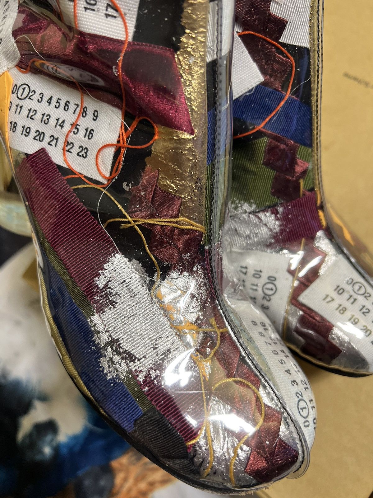 Maison Margiela ***FINAL DROP***RARE MAISON MARGIELA LIMITED CLEAR PATCH 37 Size US 7 / IT 37 - 9 Thumbnail