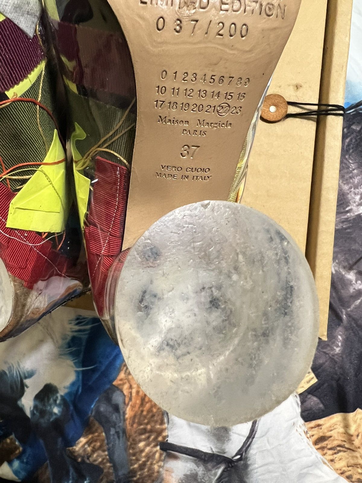 Maison Margiela ***FINAL DROP***RARE MAISON MARGIELA LIMITED CLEAR PATCH 37 Size US 7 / IT 37 - 16 Thumbnail