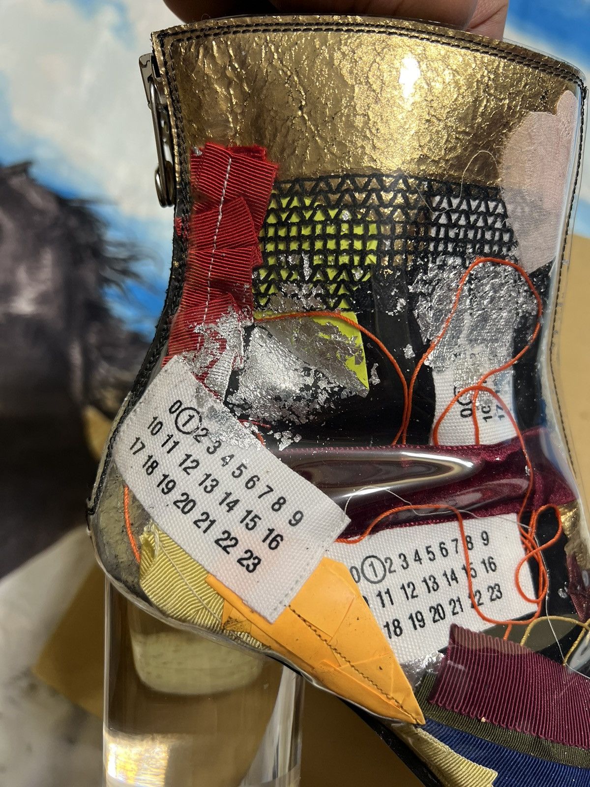 Maison Margiela ***FINAL DROP***RARE MAISON MARGIELA LIMITED CLEAR PATCH 37 Size US 7 / IT 37 - 7 Thumbnail