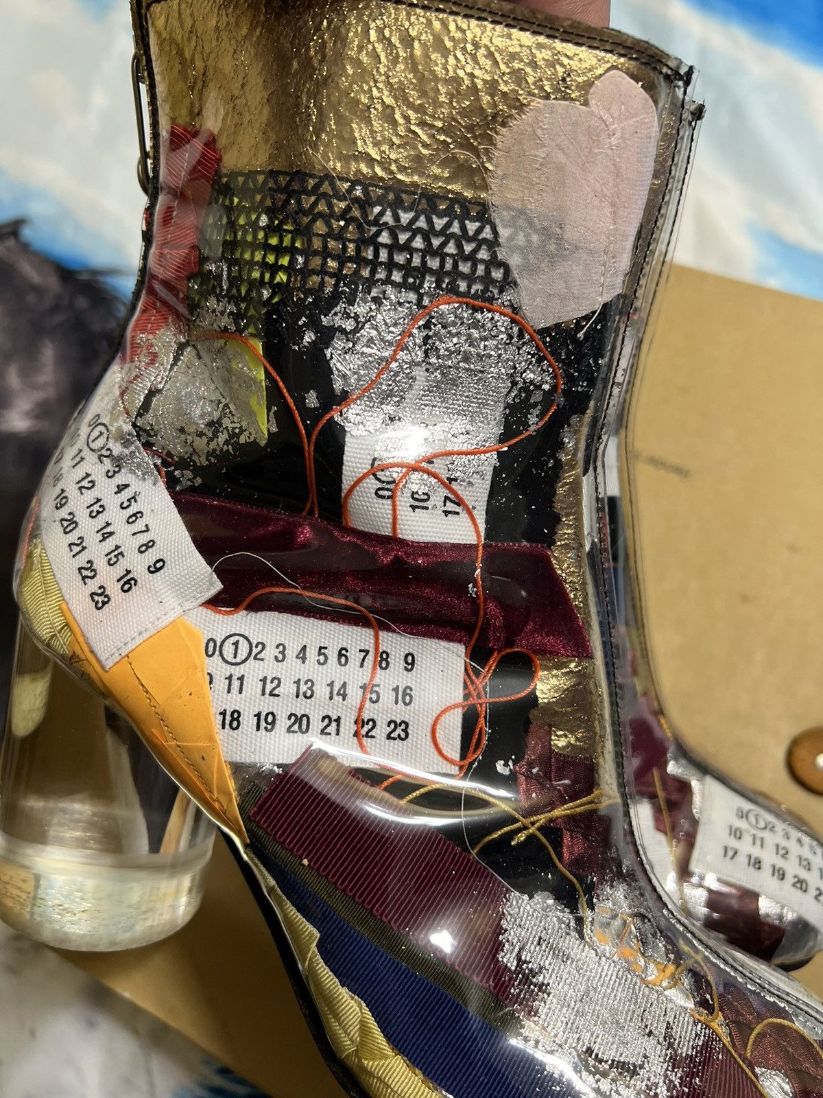 Maison Margiela ***FINAL DROP***RARE MAISON MARGIELA LIMITED CLEAR PATCH 37 Size US 7 / IT 37 - 8 Thumbnail