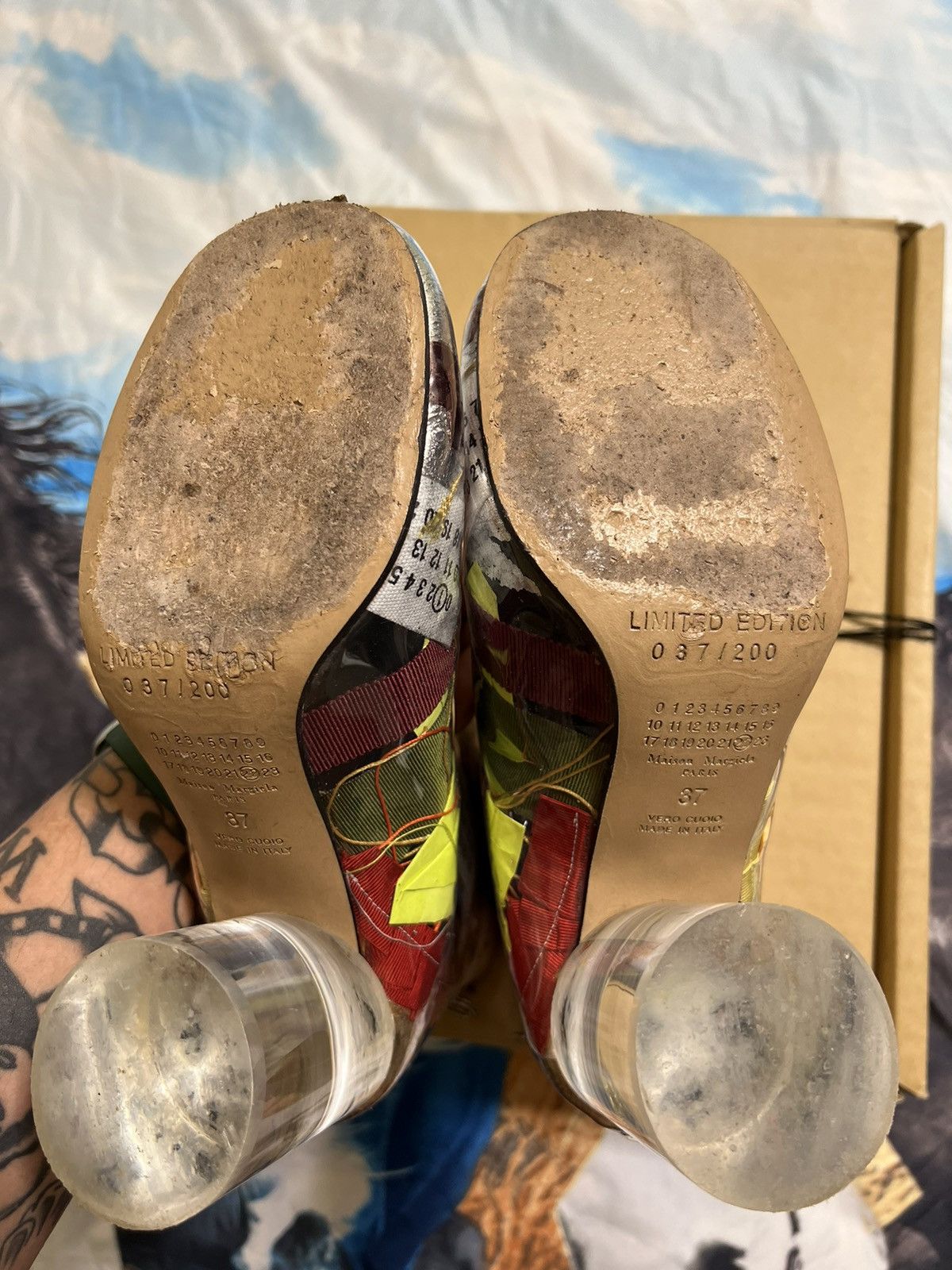 Maison Margiela ***FINAL DROP***RARE MAISON MARGIELA LIMITED CLEAR PATCH 37 Size US 7 / IT 37 - 13 Thumbnail
