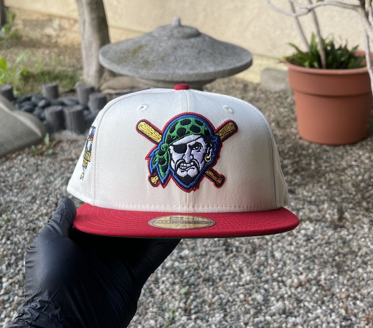 7 1/2 Pittsburgh Pirates Mac Miller Chrome Red Green 59fifty