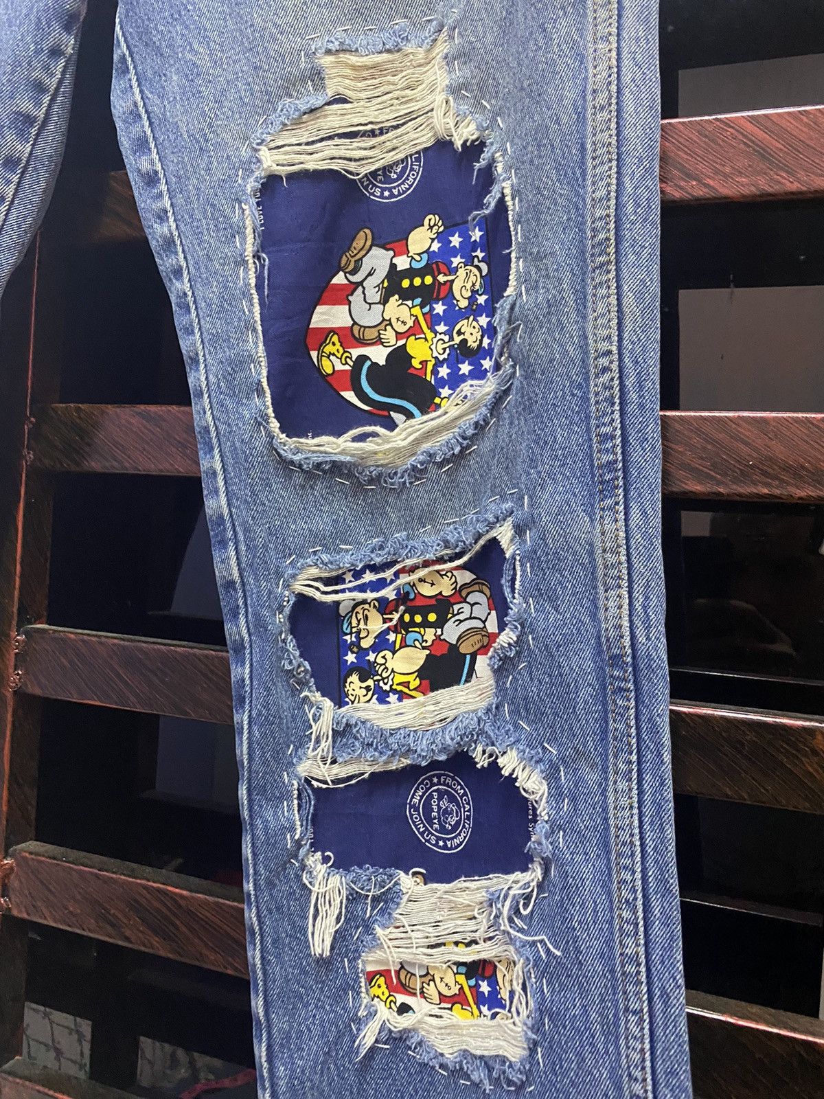 Dickies 🔥 STEALS 🔥 Distressed Dickies Denim Pants Size US 32 / EU 48 - 2 Thumbnail