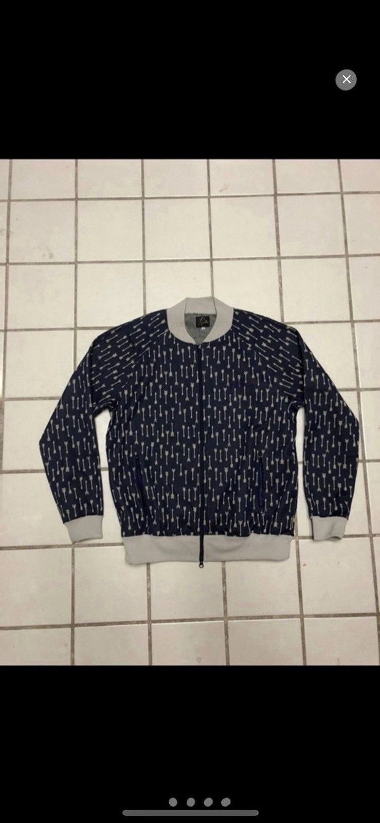 Needles Needles Arrow-jacquard track jacket Size US L / EU 52-54 / 3 - 1 Thumbnail