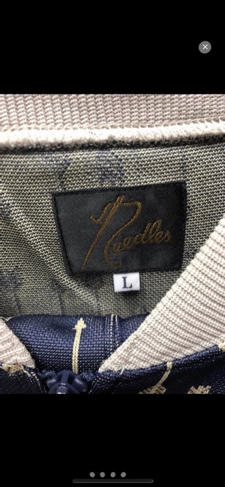 Needles Needles Arrow-jacquard track jacket Size US L / EU 52-54 / 3 - 5 Thumbnail
