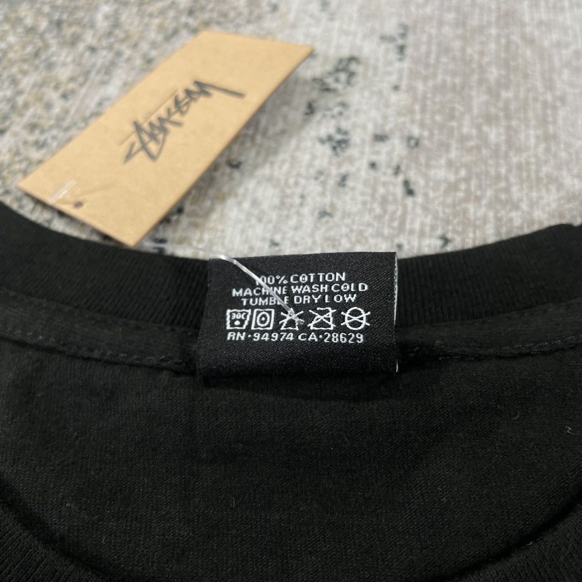 Stussy STUSSY SKULL SURFSKATE LOGO TEE BLACK // XL Size US XL / EU 56 / 4 - 7 Thumbnail