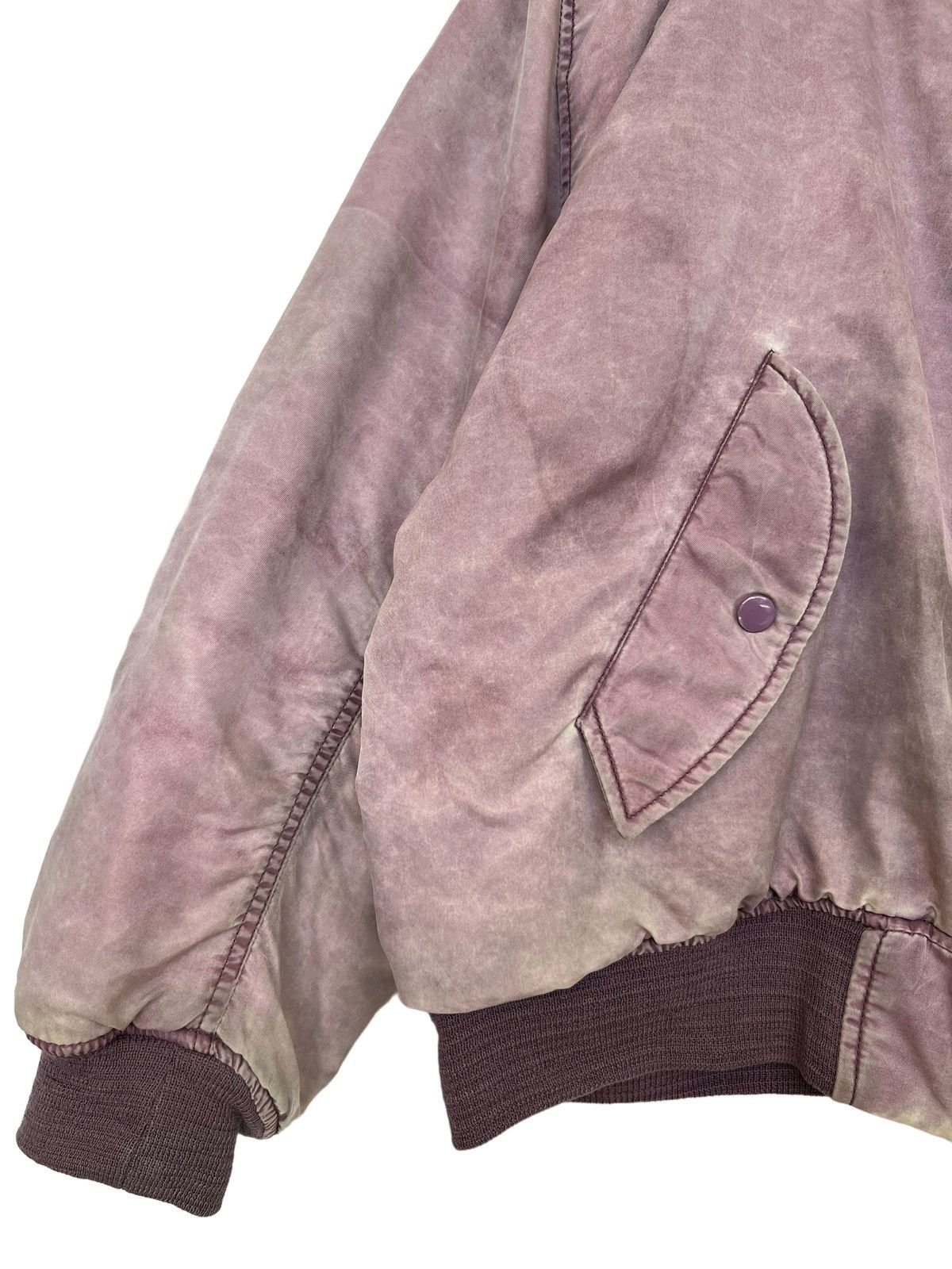 Vintage Pick🔥 Vintage USAF MA-1 Distressed Bomber Sunfaded Jacket Size US L / EU 52-54 / 3 - 14 Thumbnail
