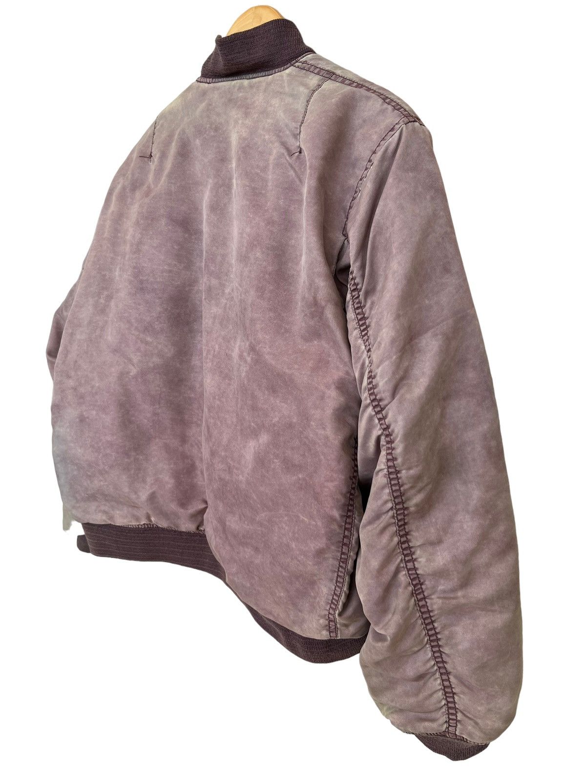 Vintage Pick🔥 Vintage USAF MA-1 Distressed Bomber Sunfaded Jacket Size US L / EU 52-54 / 3 - 8 Thumbnail