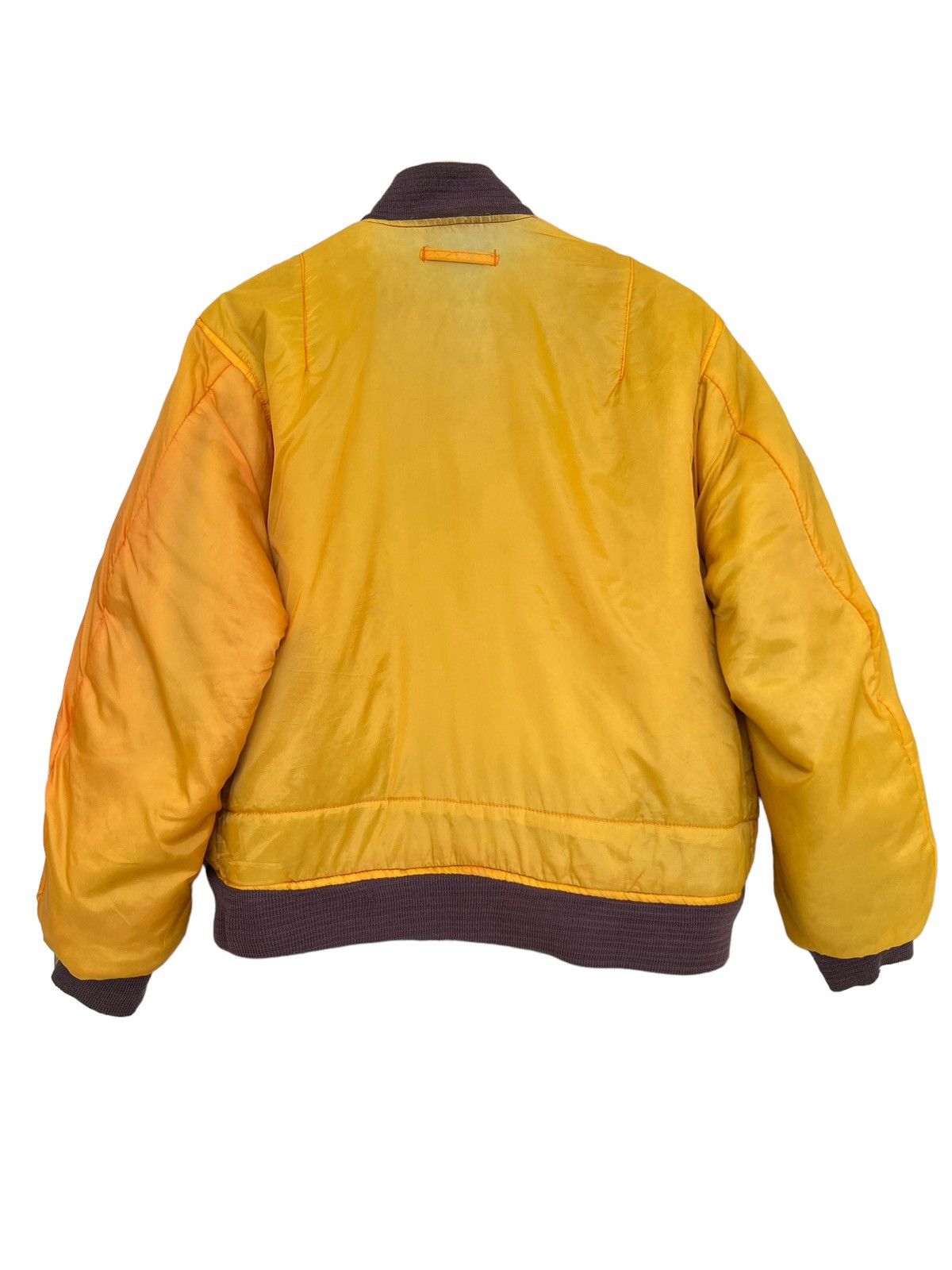 Vintage Pick🔥 Vintage USAF MA-1 Distressed Bomber Sunfaded Jacket Size US L / EU 52-54 / 3 - 12 Thumbnail