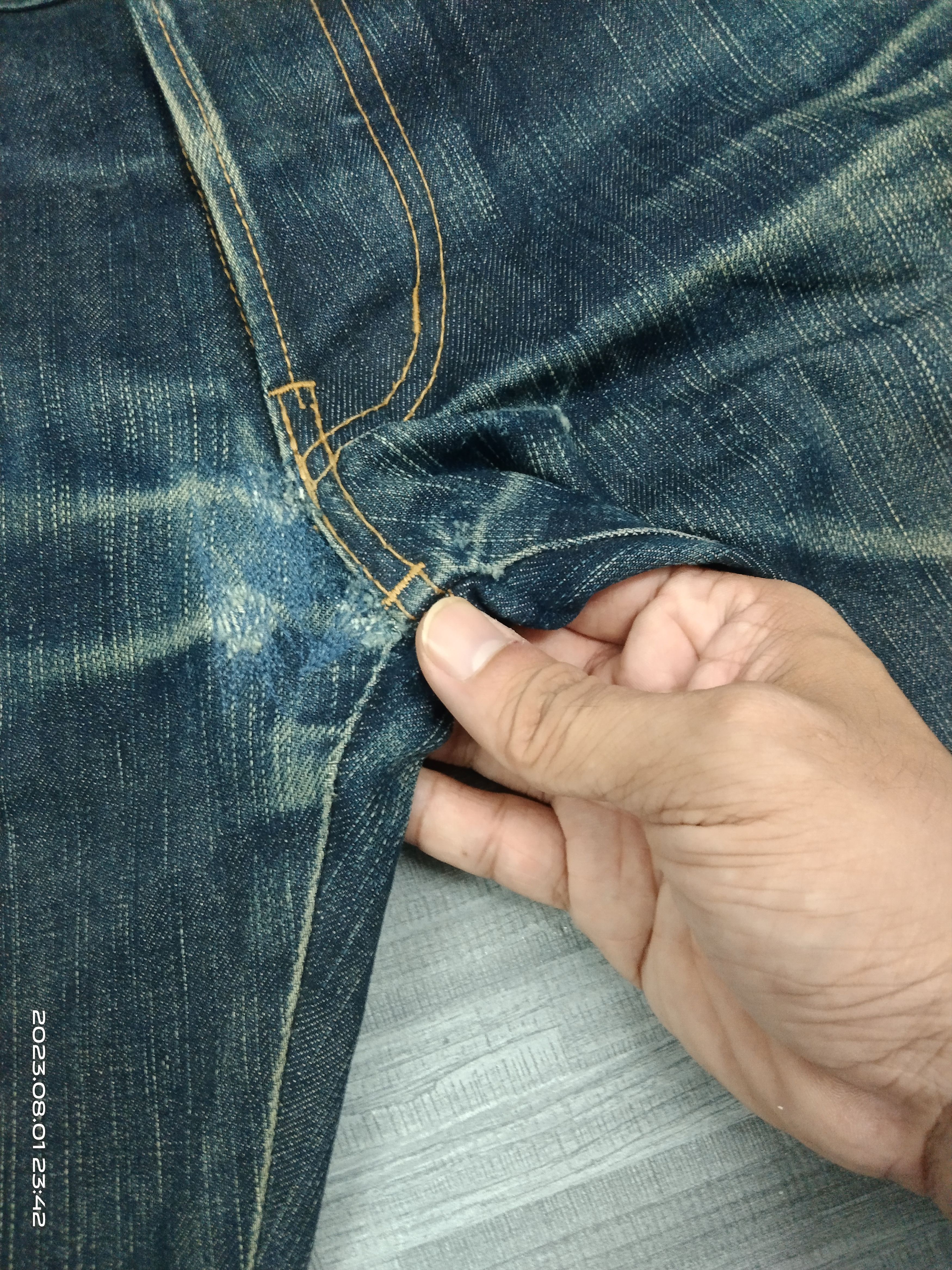 NO ID FLARE SICK NO ID🎌DENIM PANTS Size US 29 - 6 Thumbnail