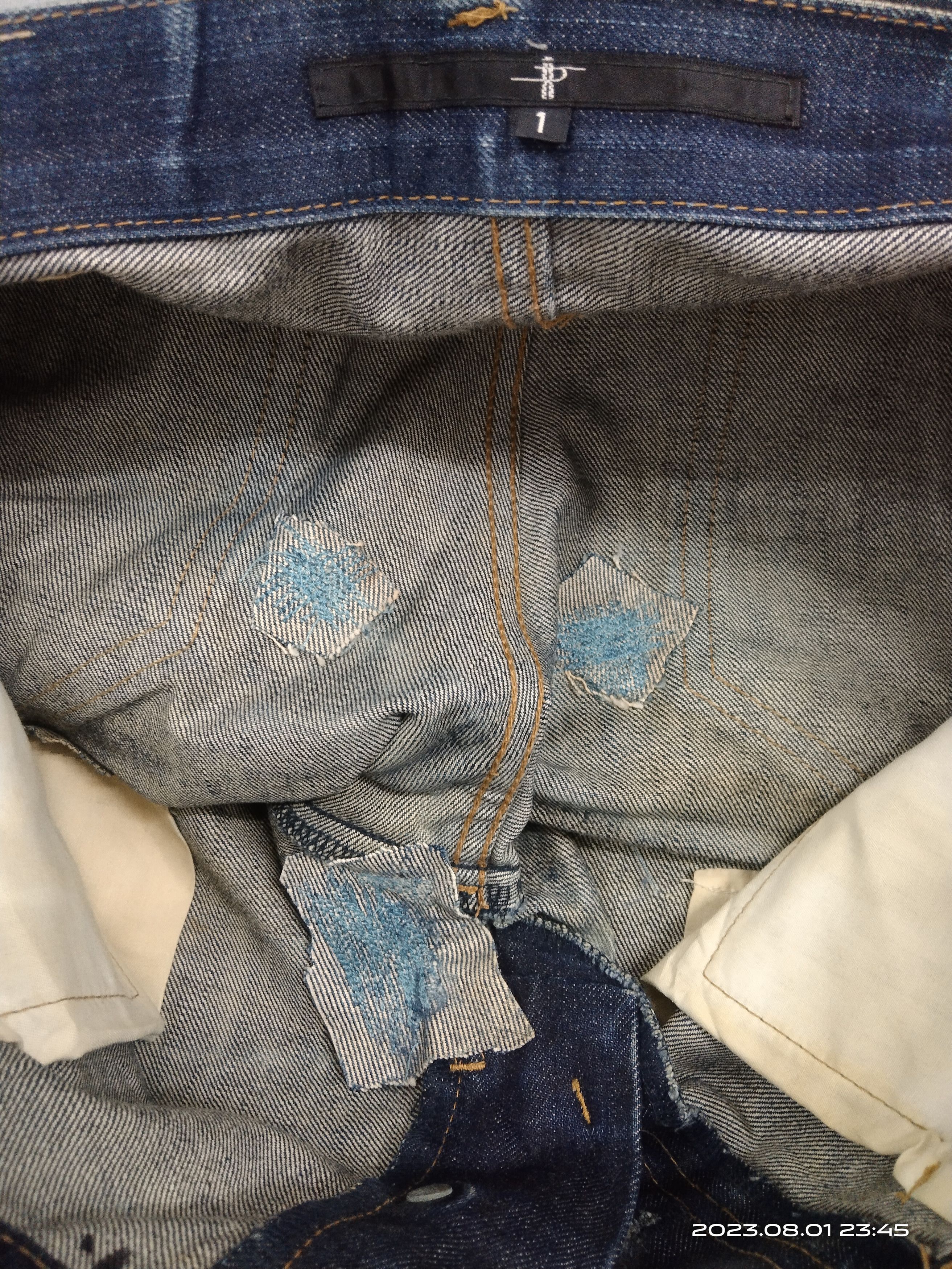 NO ID FLARE SICK NO ID🎌DENIM PANTS Size US 29 - 10 Thumbnail