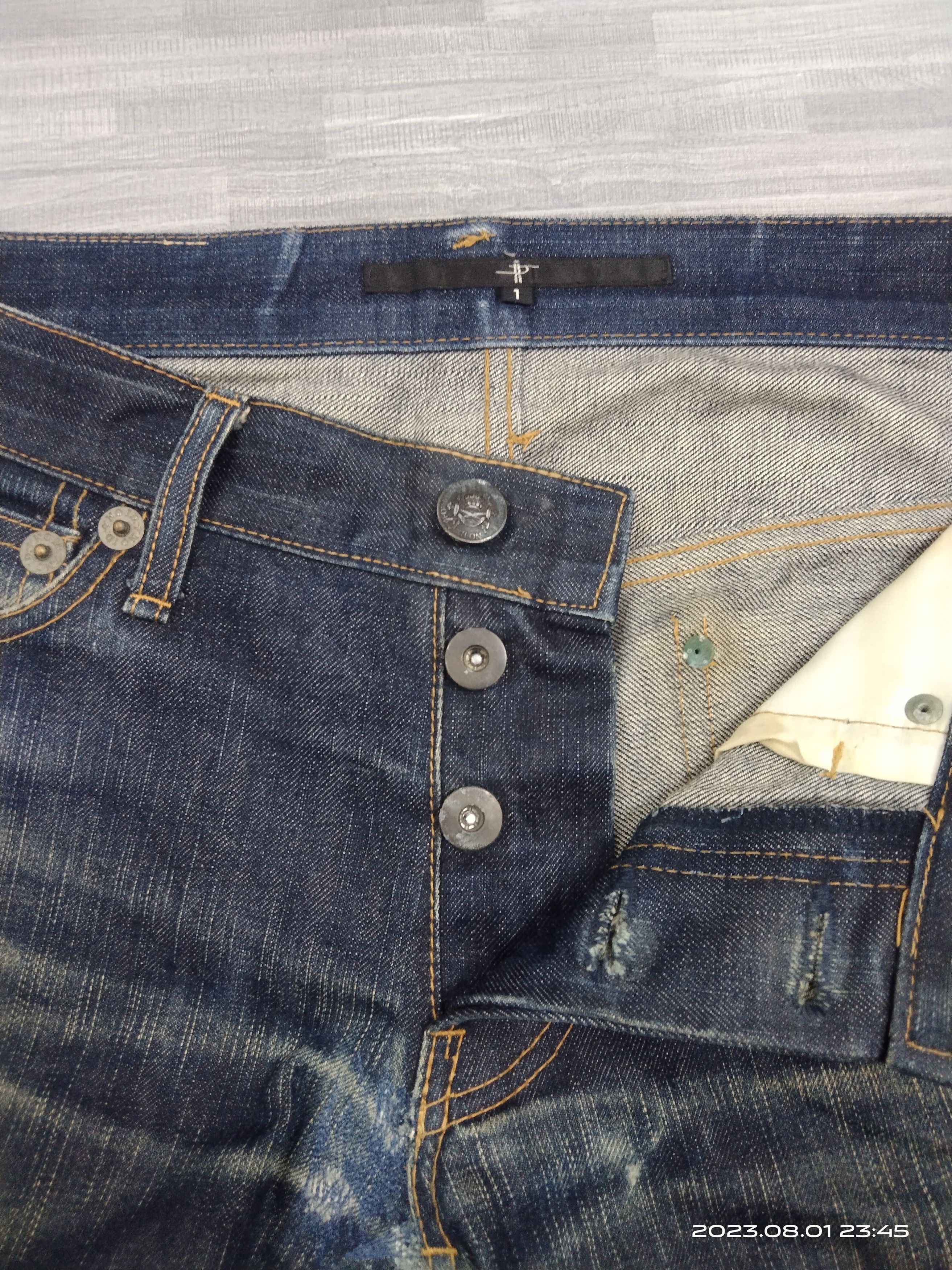 NO ID FLARE SICK NO ID🎌DENIM PANTS Size US 29 - 9 Thumbnail