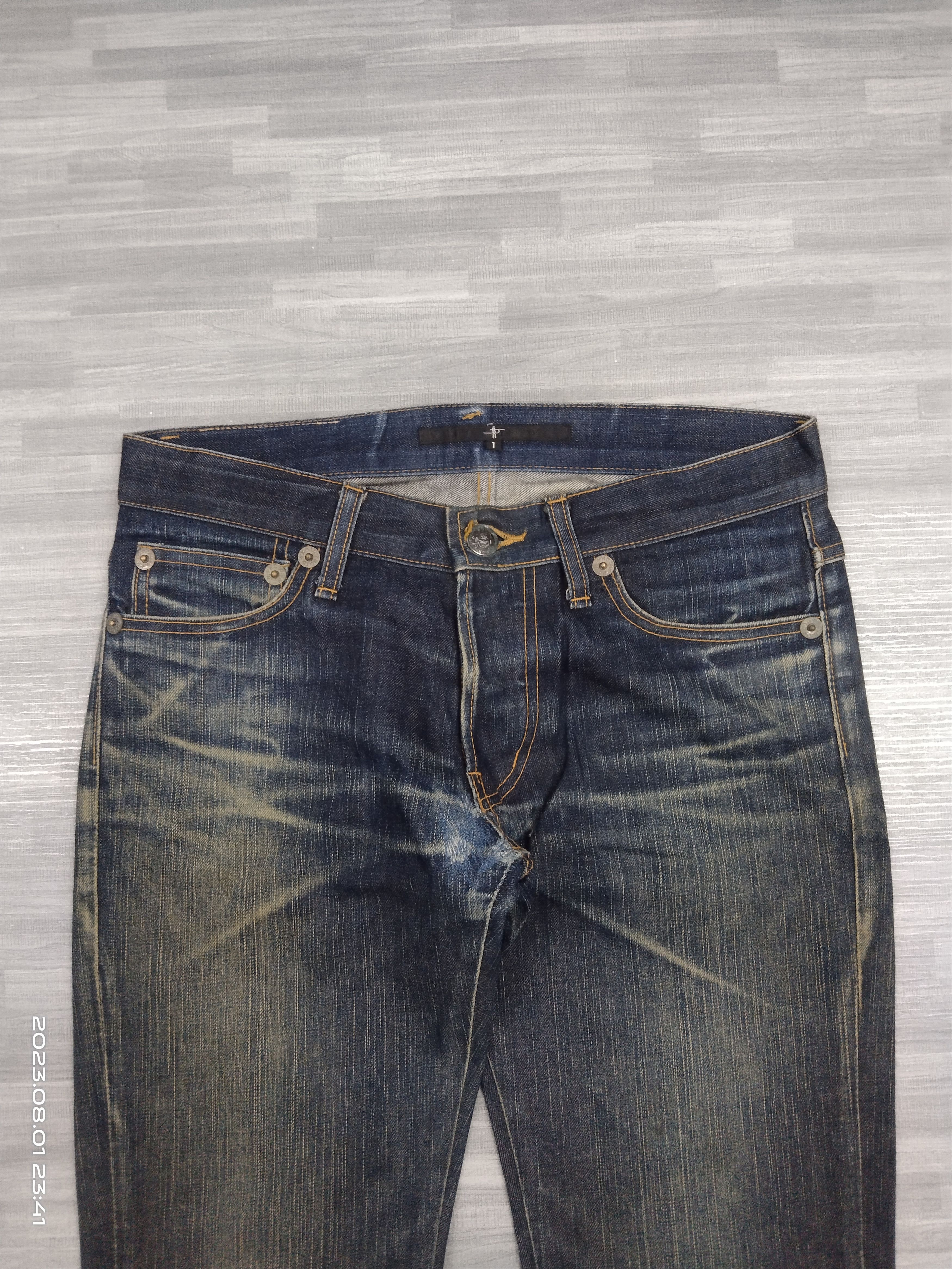 NO ID FLARE SICK NO ID🎌DENIM PANTS Size US 29 - 4 Thumbnail