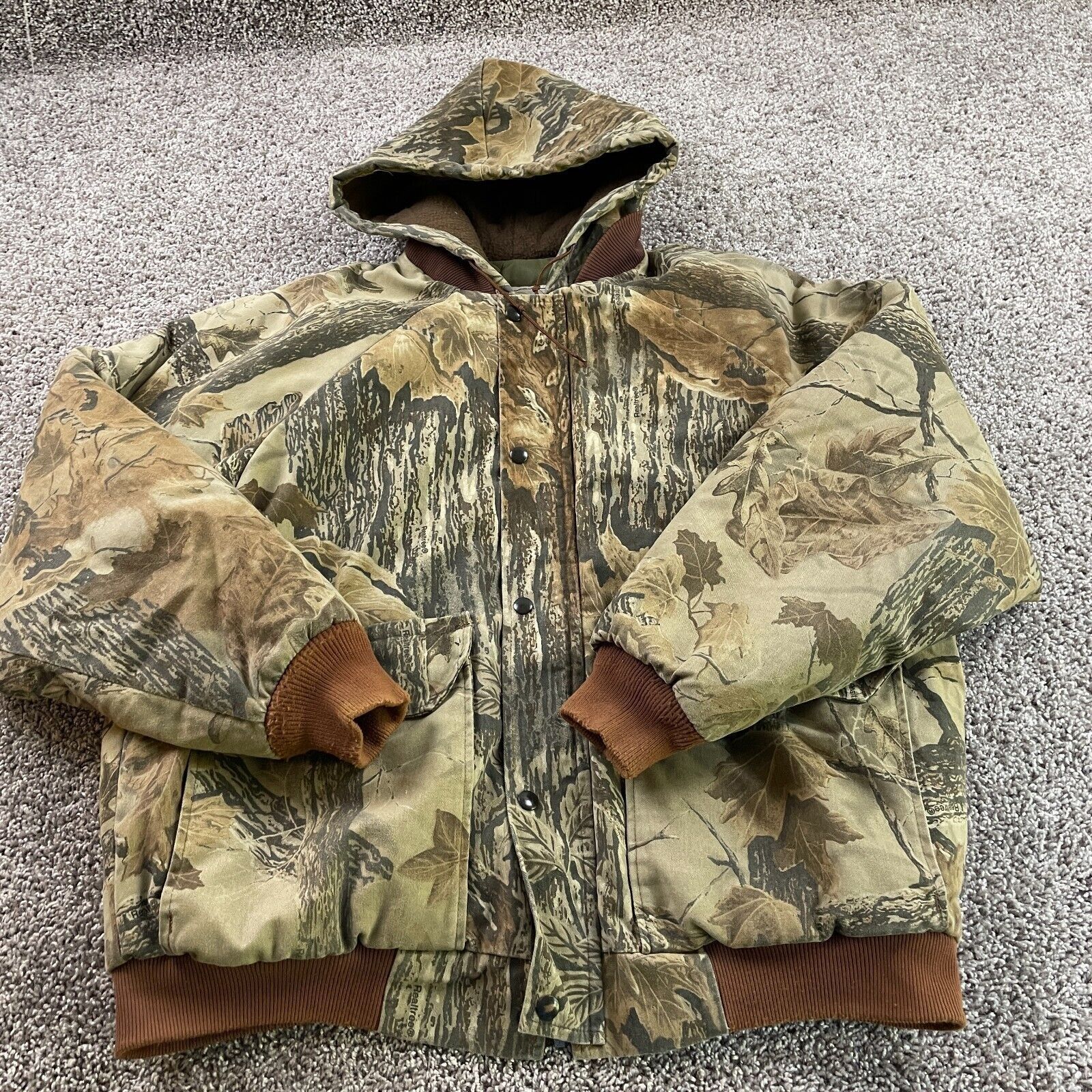 Realtree Vintage Duxbak Jacket Mens Extra Large RealTree Camo Lined ...