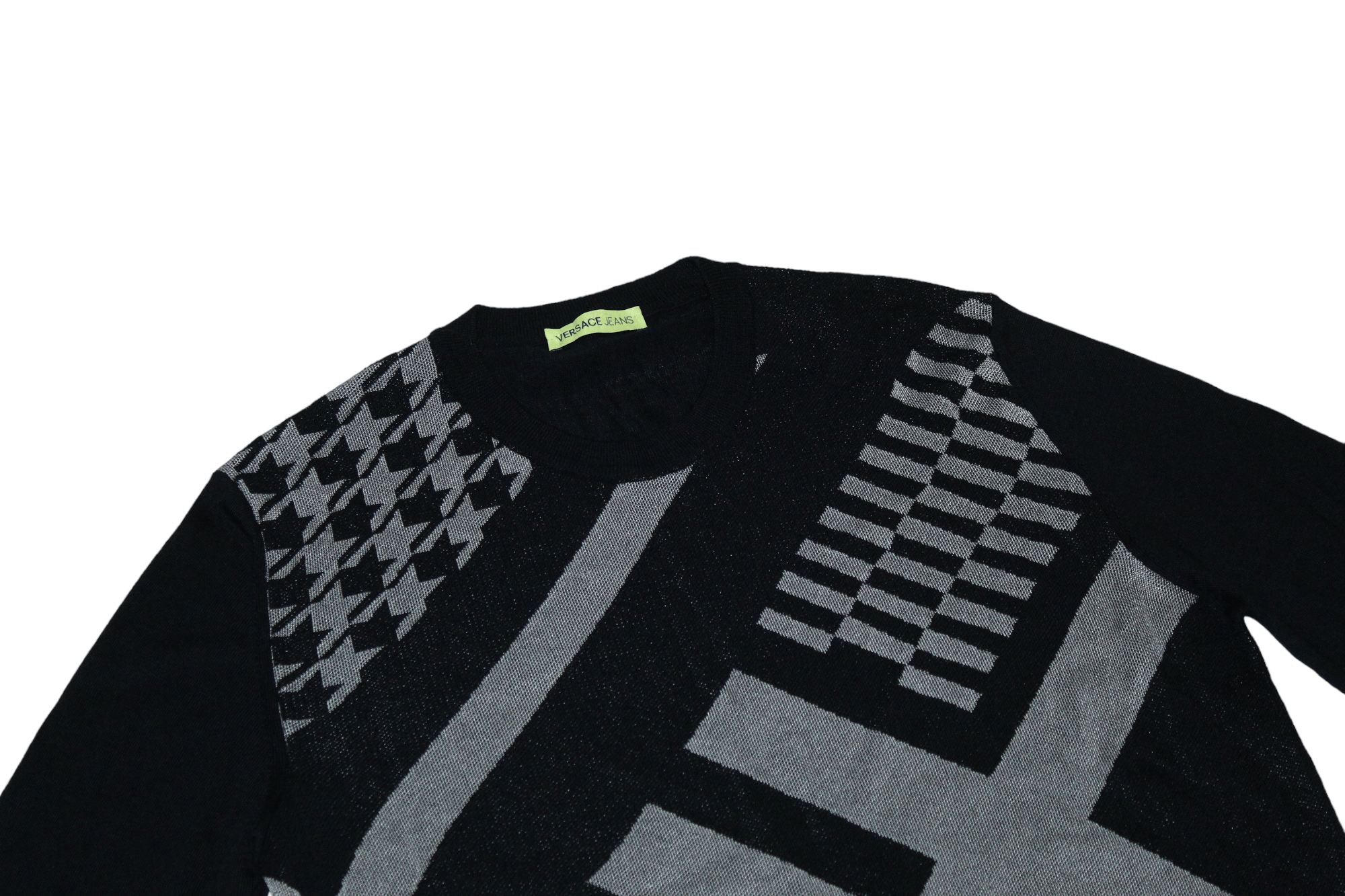 Versace Jeans Couture Versace Jeans Couture Abstract Patterns Crew Neck Sweater Size US L / EU 52-54 / 3 - 3 Thumbnail