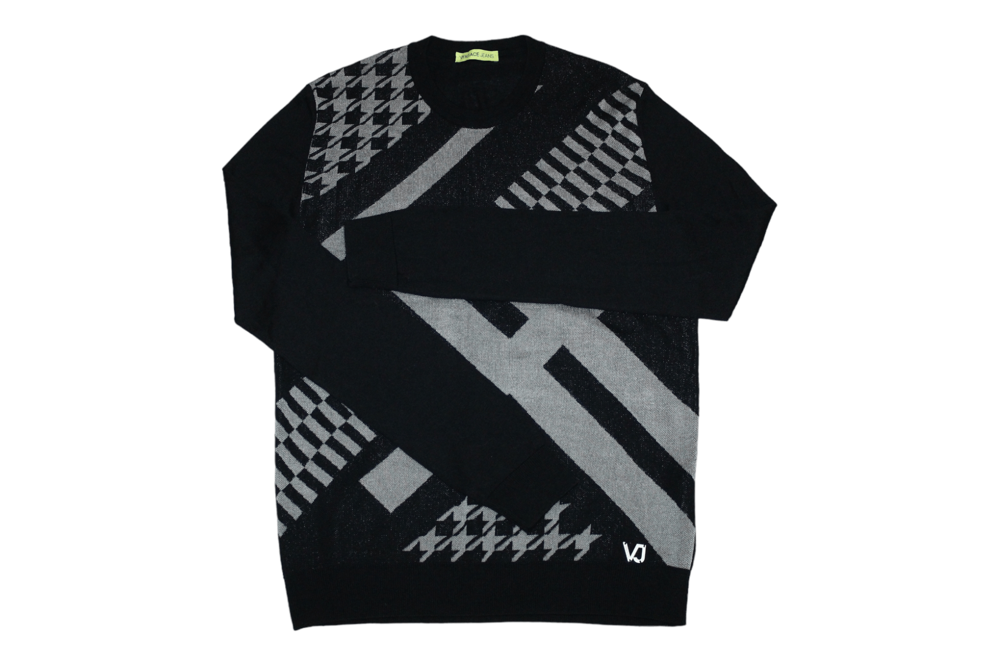 Versace Jeans Couture Versace Jeans Couture Abstract Patterns Crew Neck Sweater Size US L / EU 52-54 / 3 - 1 Thumbnail