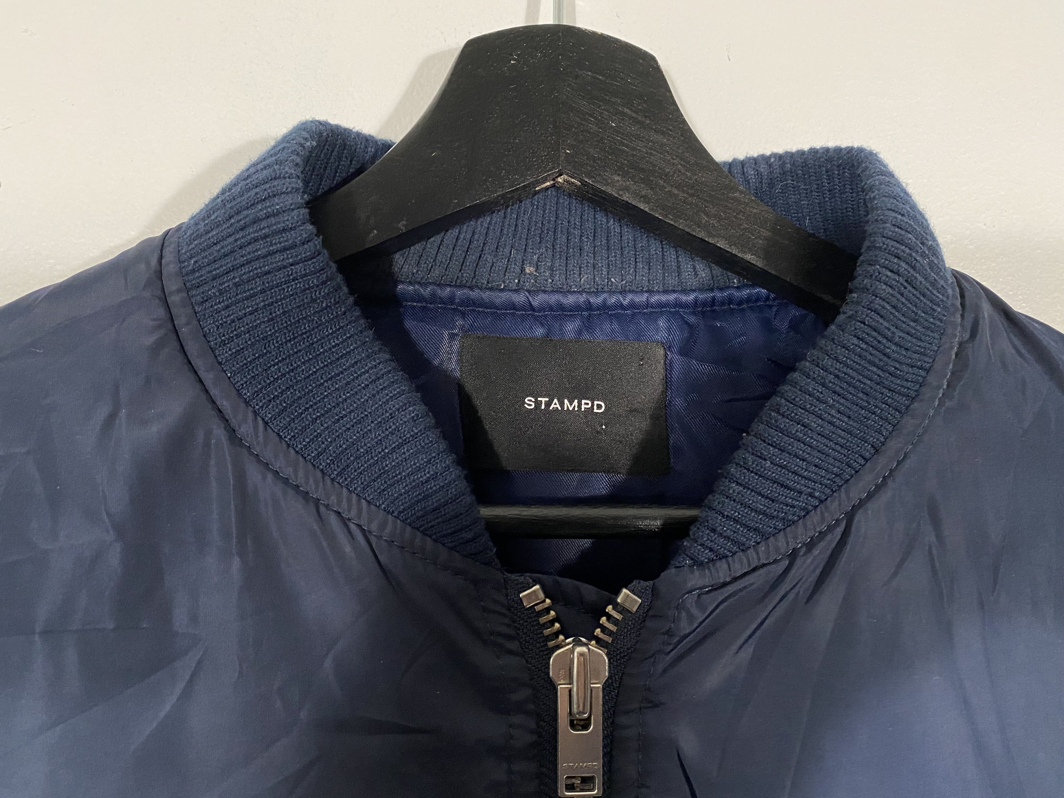 Stampd Stampd Bondage Strapped Bomber navy Size US XL / EU 56 / 4 - 3 Thumbnail