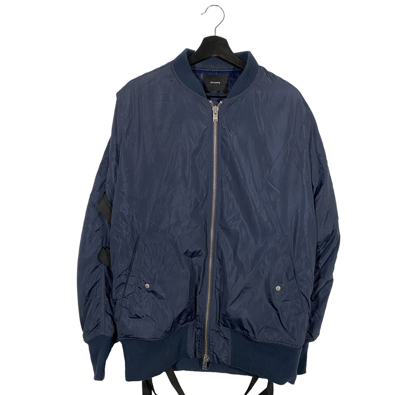 Stampd Stampd Bondage Strapped Bomber navy Size US XL / EU 56 / 4 - 1 Thumbnail