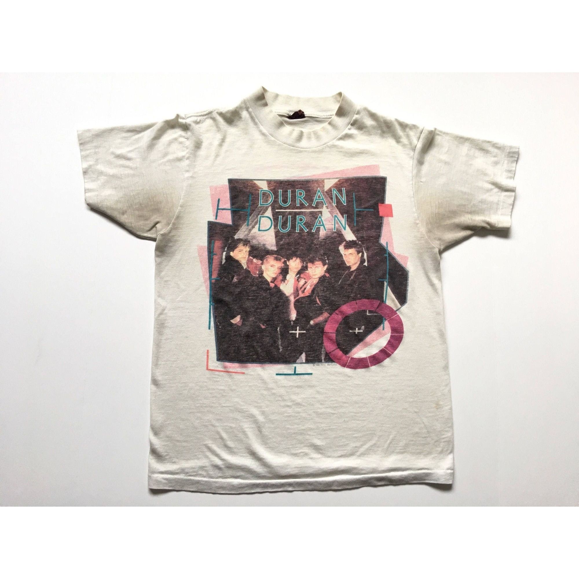 1984 DURAN DURAN ARENA Thrashed Vintage T Shirt // Size Medi