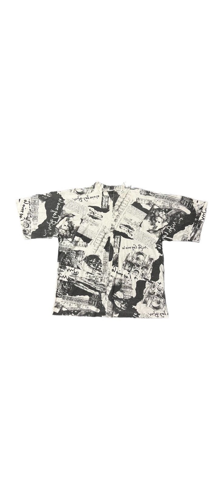 Vintage Michael Angelo art skater T-shirt 1980s Size US XL / EU 56 / 4 - 1 Thumbnail
