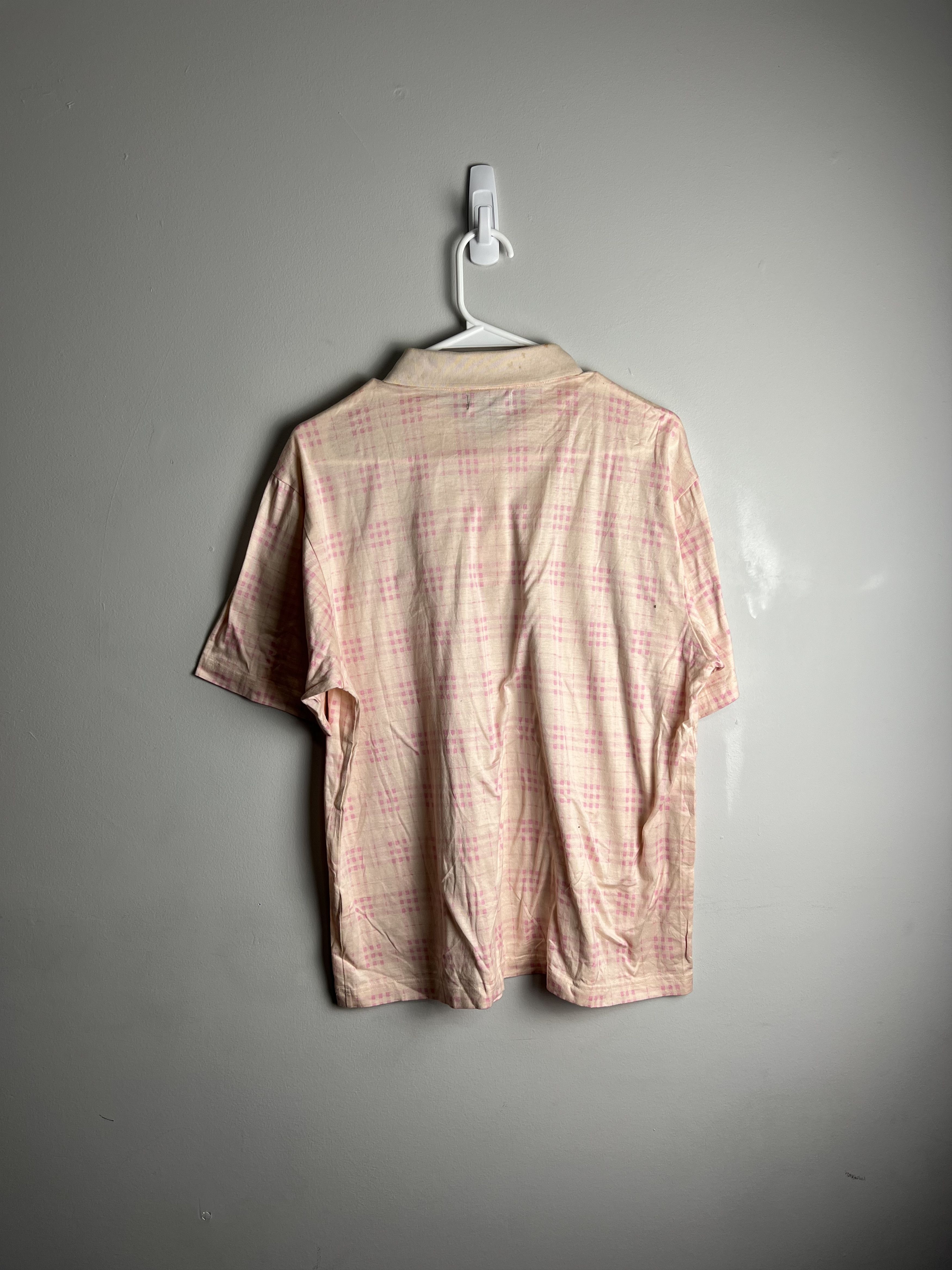Burberry Burberry - Pink Plaid - Poloshirt Size US L / EU 52-54 / 3 - 2 Thumbnail