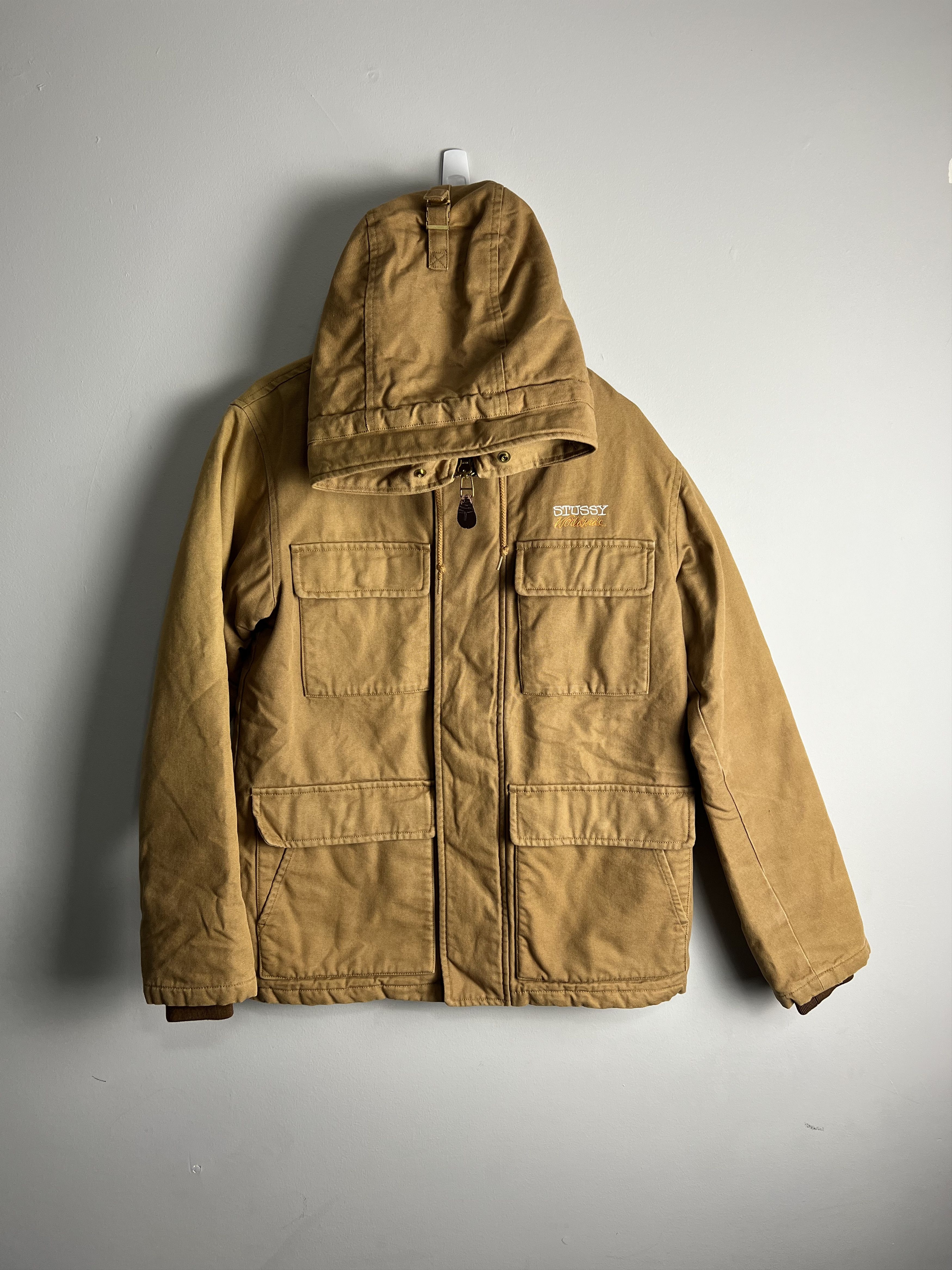 Stüssy Washed Canvas Shop Jacket Leopard Buy Stussy Washed Canvas Shop Jacket 'Leopard' - 115589 LEOP | GOAT