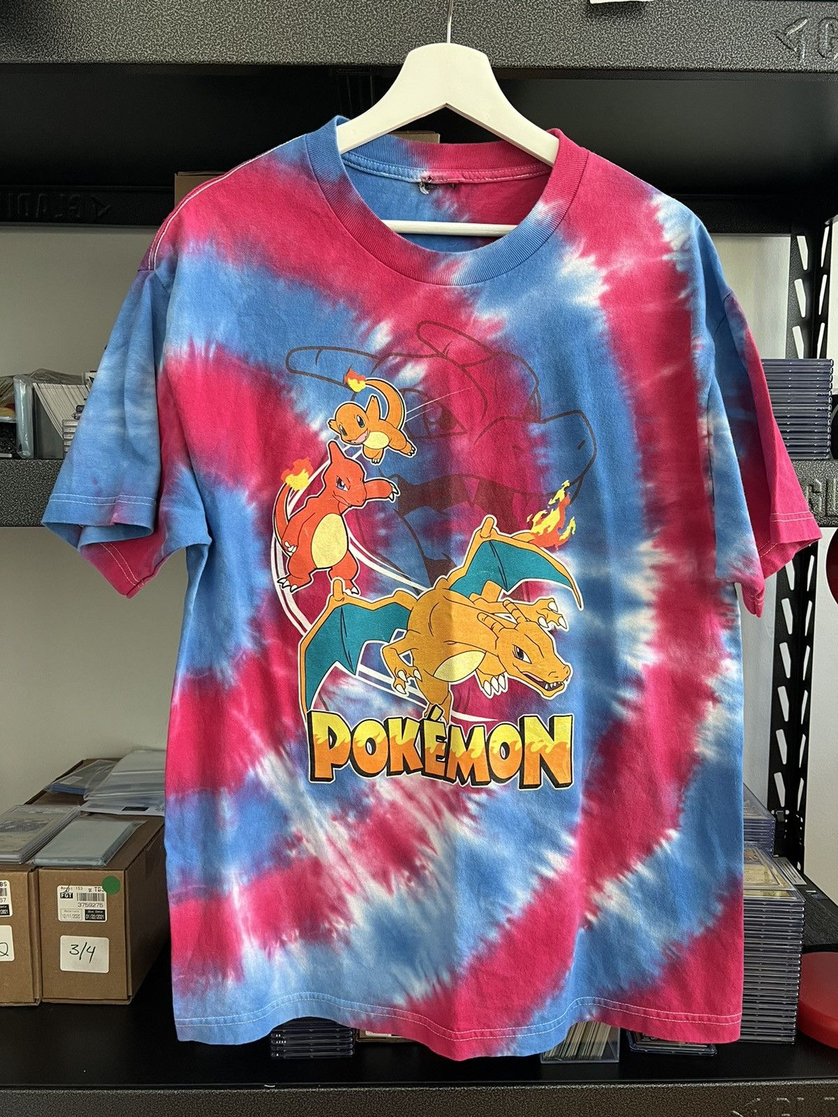 Pokemon Charizard Charmander tie dye shirt pokemon charmeleon tee Size US L / EU 52-54 / 3 - 1 Thumbnail