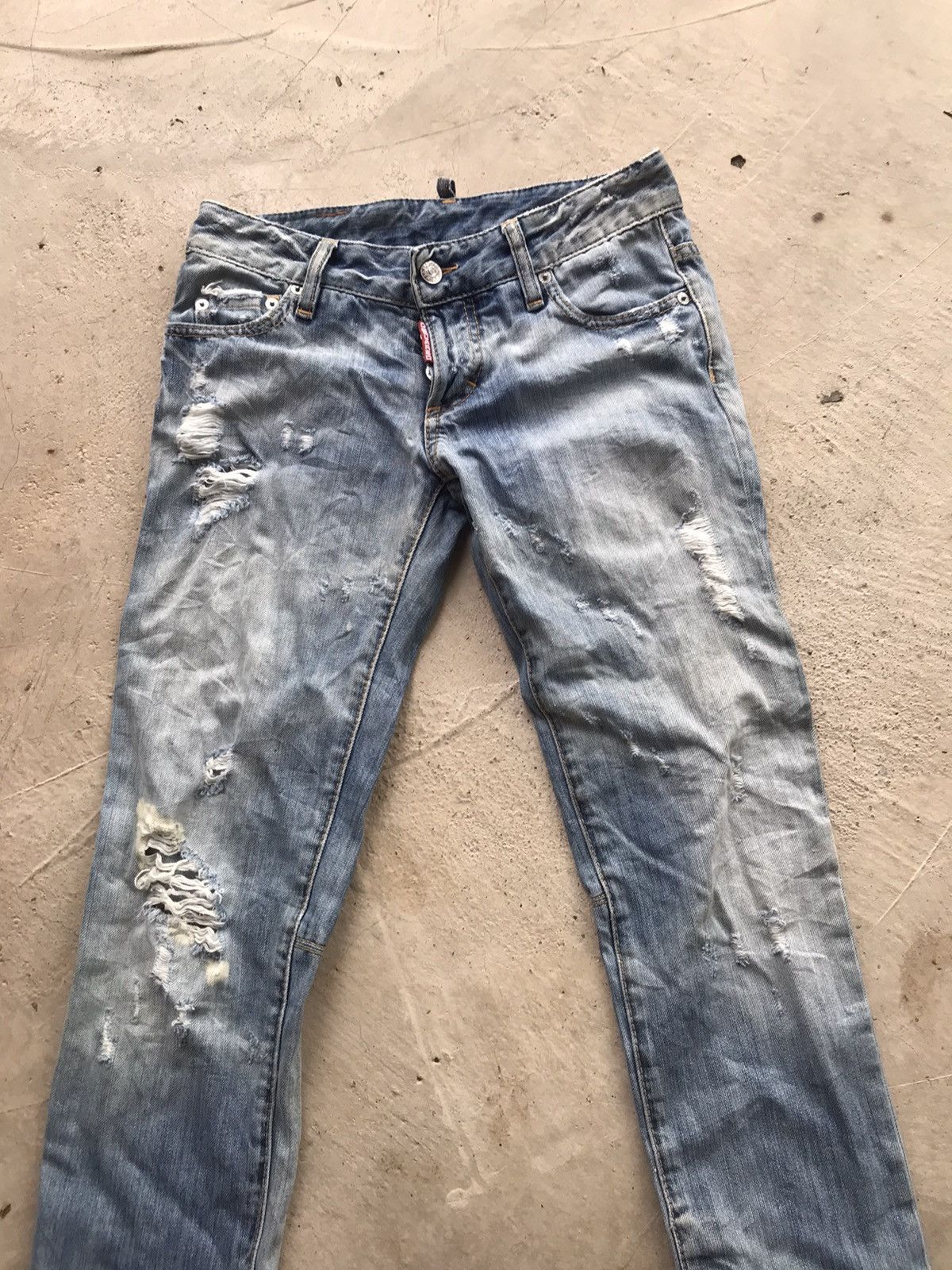 Dsquared2 × If Six Was Nine × Vintage RARE VINTAGE DSQUARED DENIM PANTS Size 29" - 3 Thumbnail