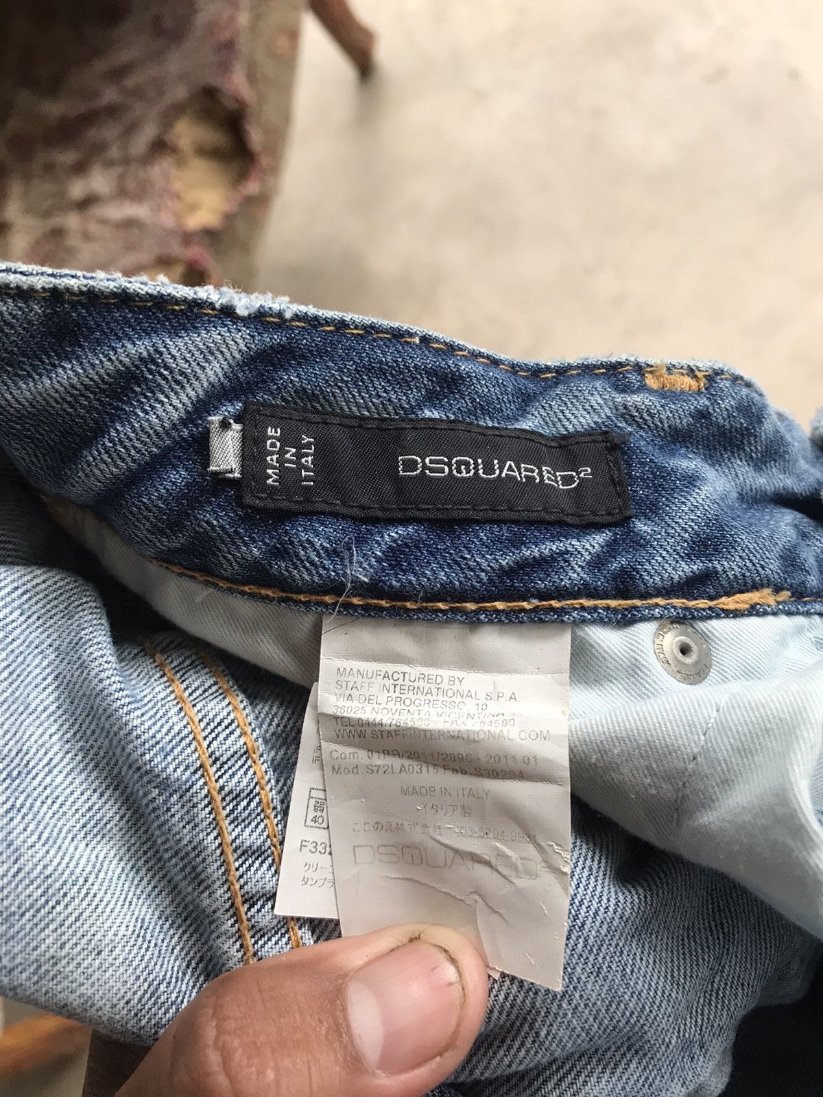 Dsquared2 × If Six Was Nine × Vintage RARE VINTAGE DSQUARED DENIM PANTS Size 29" - 11 Thumbnail