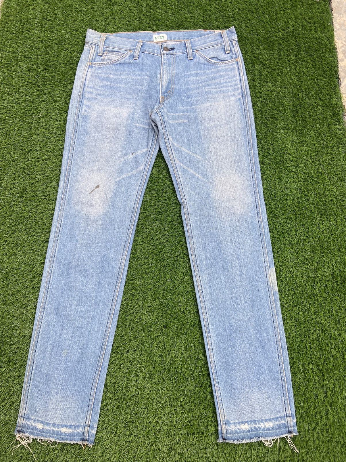 image of Levis Vintage Levi’S Big E Orange Tab Pants in Blue, Men's (Size 34)