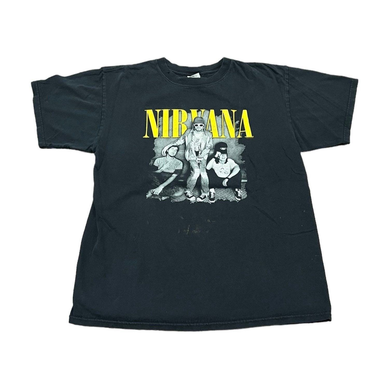 2006 NIRVANA Band Promo Anvil Vintage T Shirt // Size Large