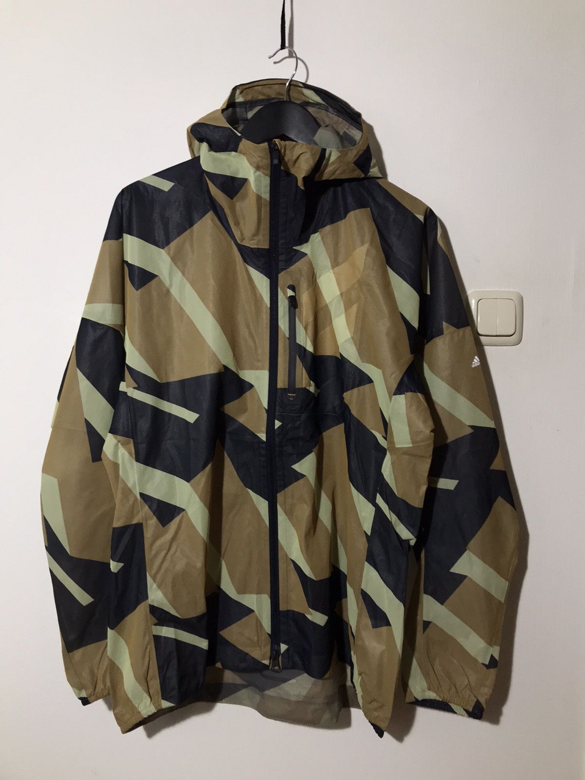 Adidas Adidas AGR Rain Aop Waterproof Jacket Size US L / EU 52-54 / 3 - 2 Thumbnail