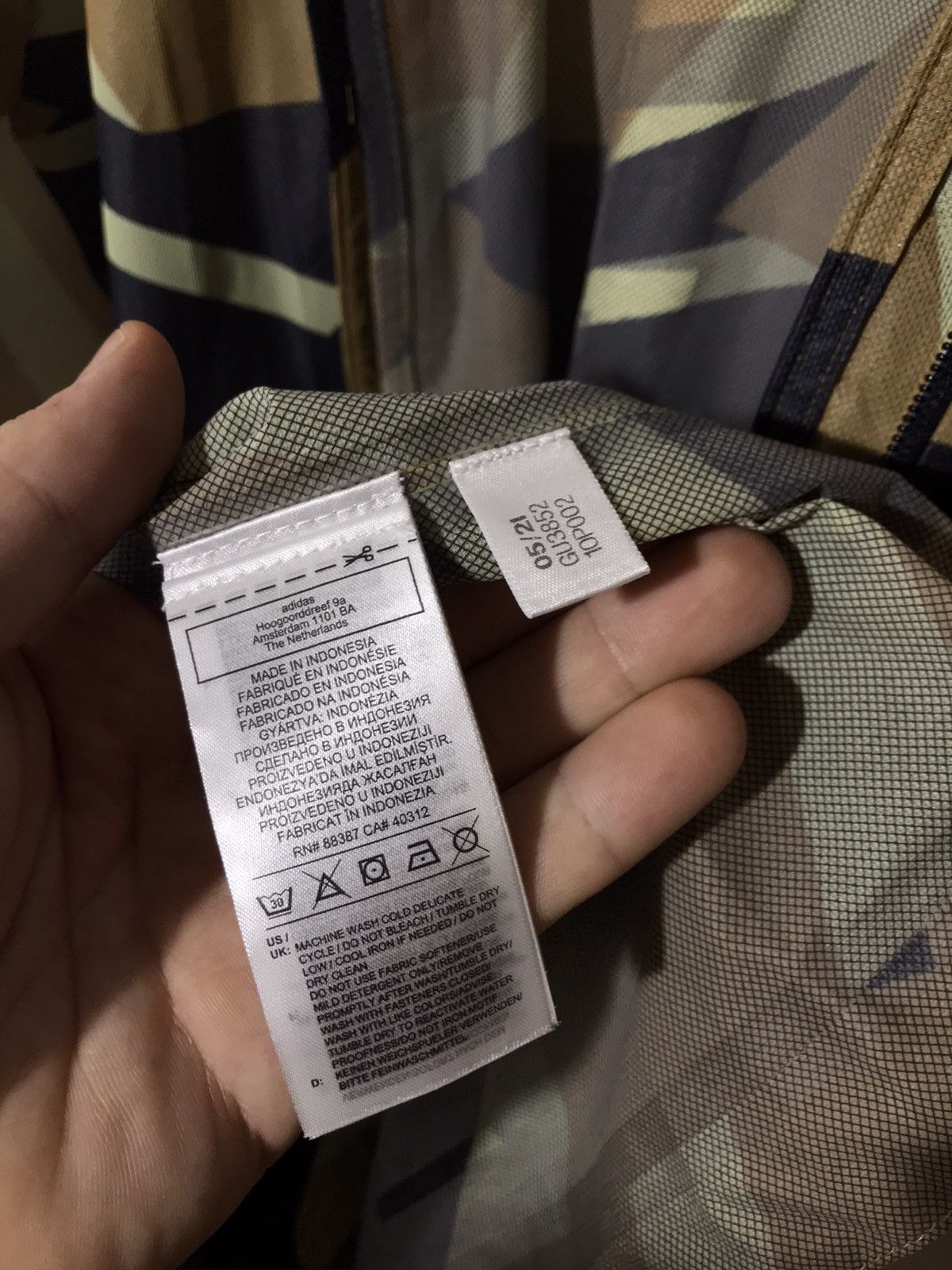 Adidas Adidas AGR Rain Aop Waterproof Jacket Size US L / EU 52-54 / 3 - 4 Thumbnail