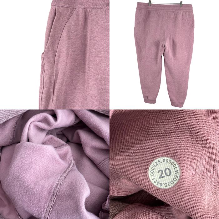 Lululemon Lululemon Scuba High Rise Jogger Pants Women's Size 20 Heathered Pink  Taupe