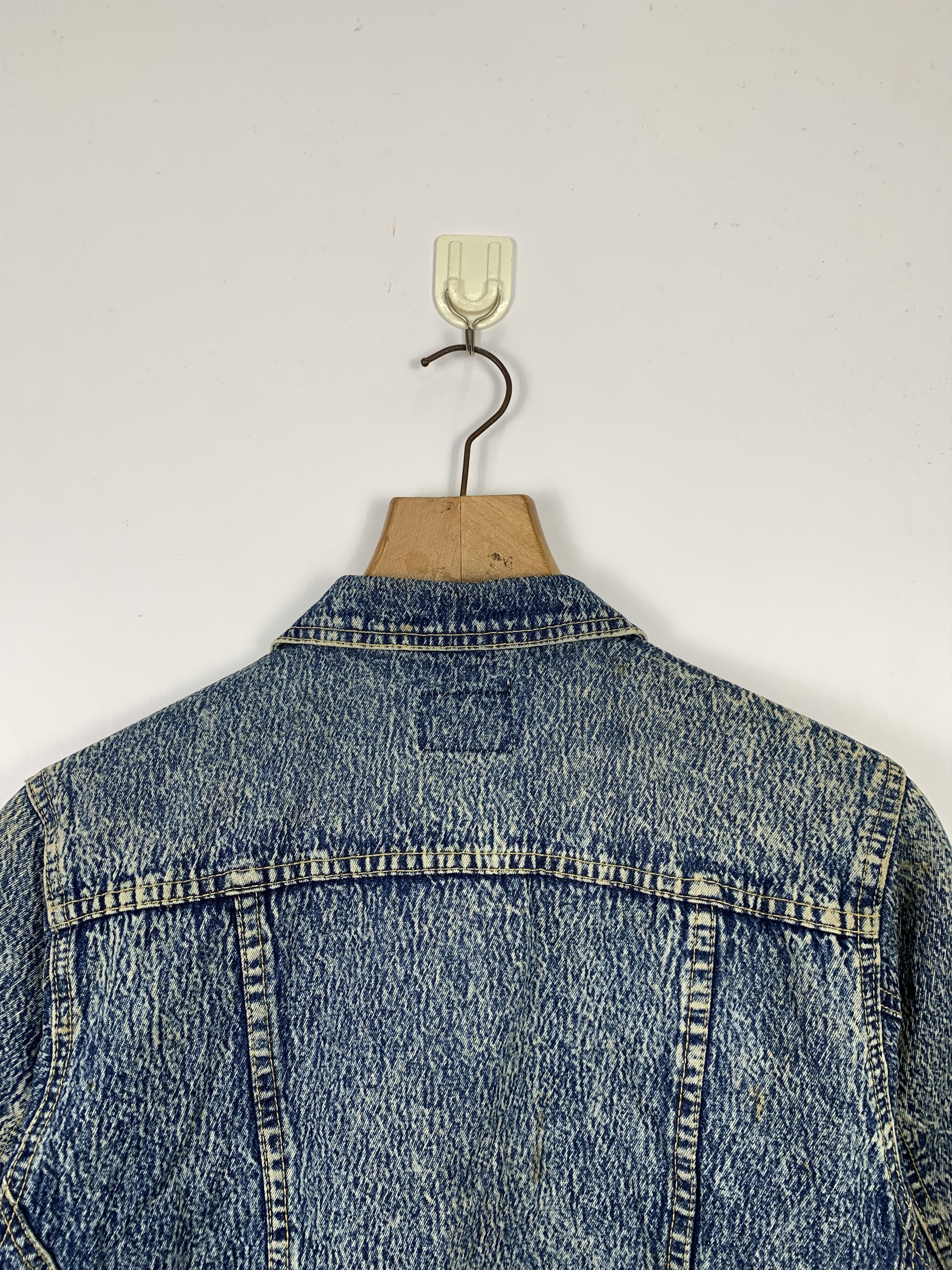 Other Vintage Ride Out Jeans Acid Wash Button Jacket J0530 Size US S / EU 44-46 / 1 - 11 Thumbnail