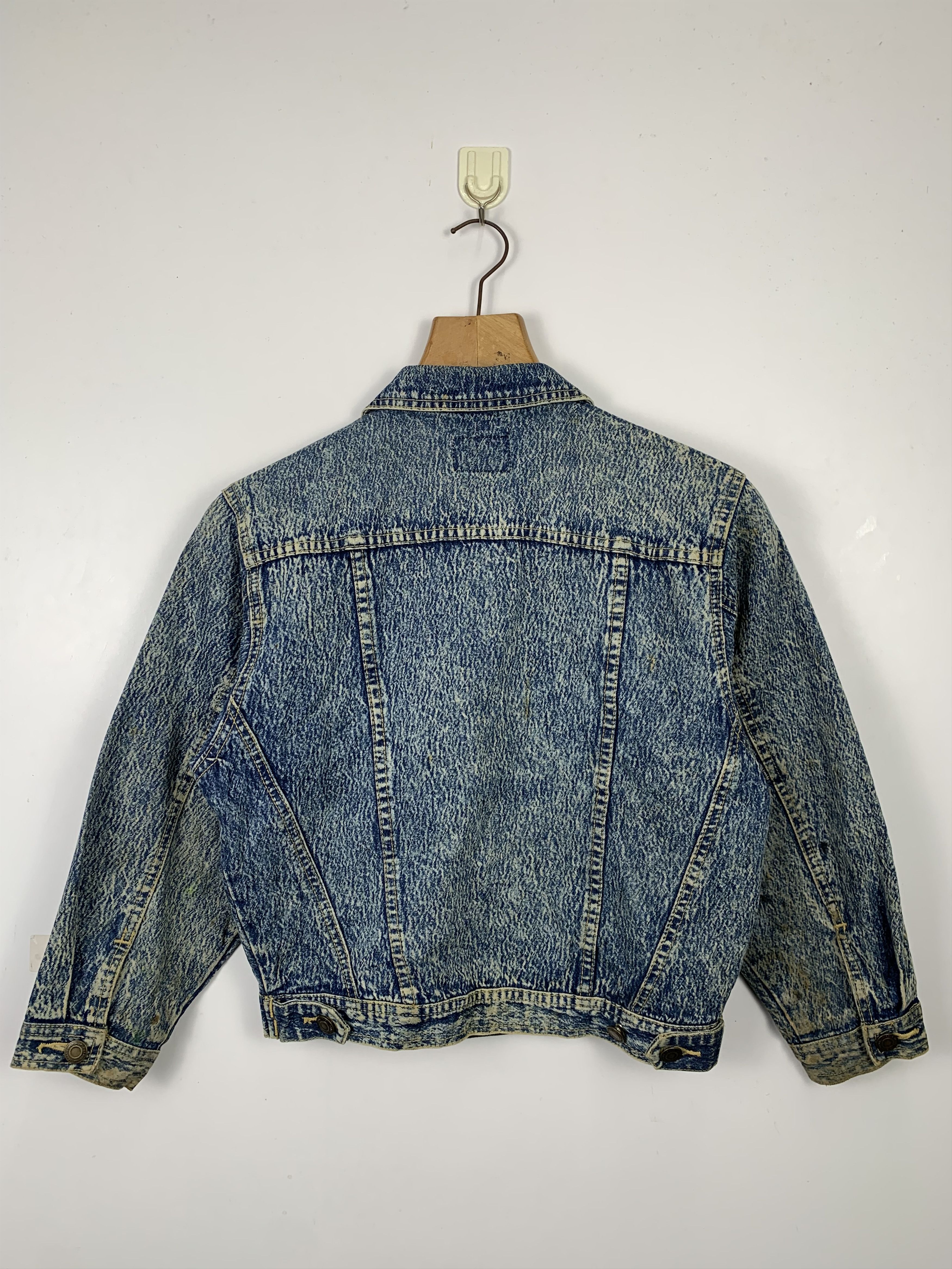 Other Vintage Ride Out Jeans Acid Wash Button Jacket J0530 Size US S / EU 44-46 / 1 - 10 Thumbnail
