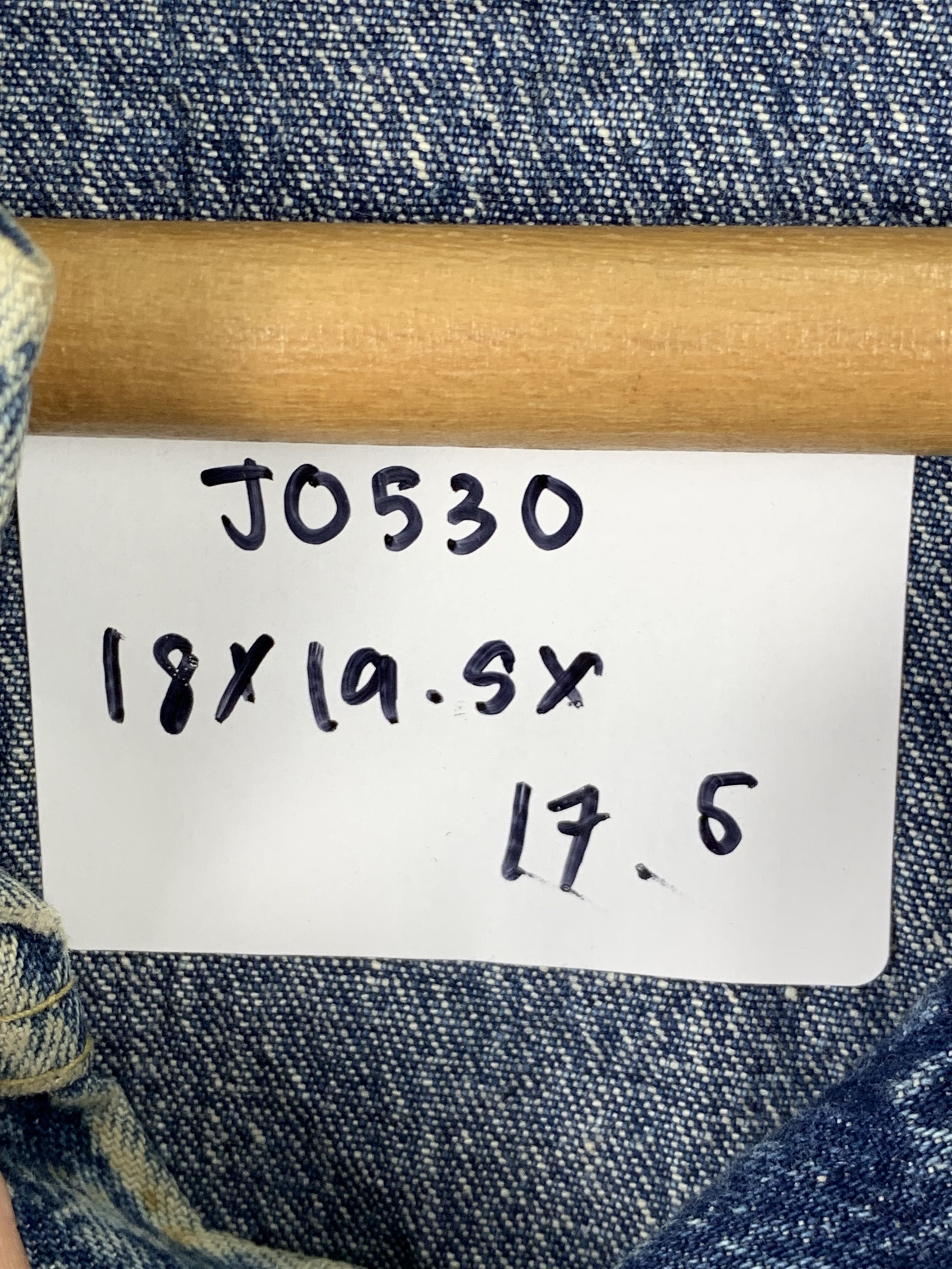 Other Vintage Ride Out Jeans Acid Wash Button Jacket J0530 Size US S / EU 44-46 / 1 - 18 Thumbnail
