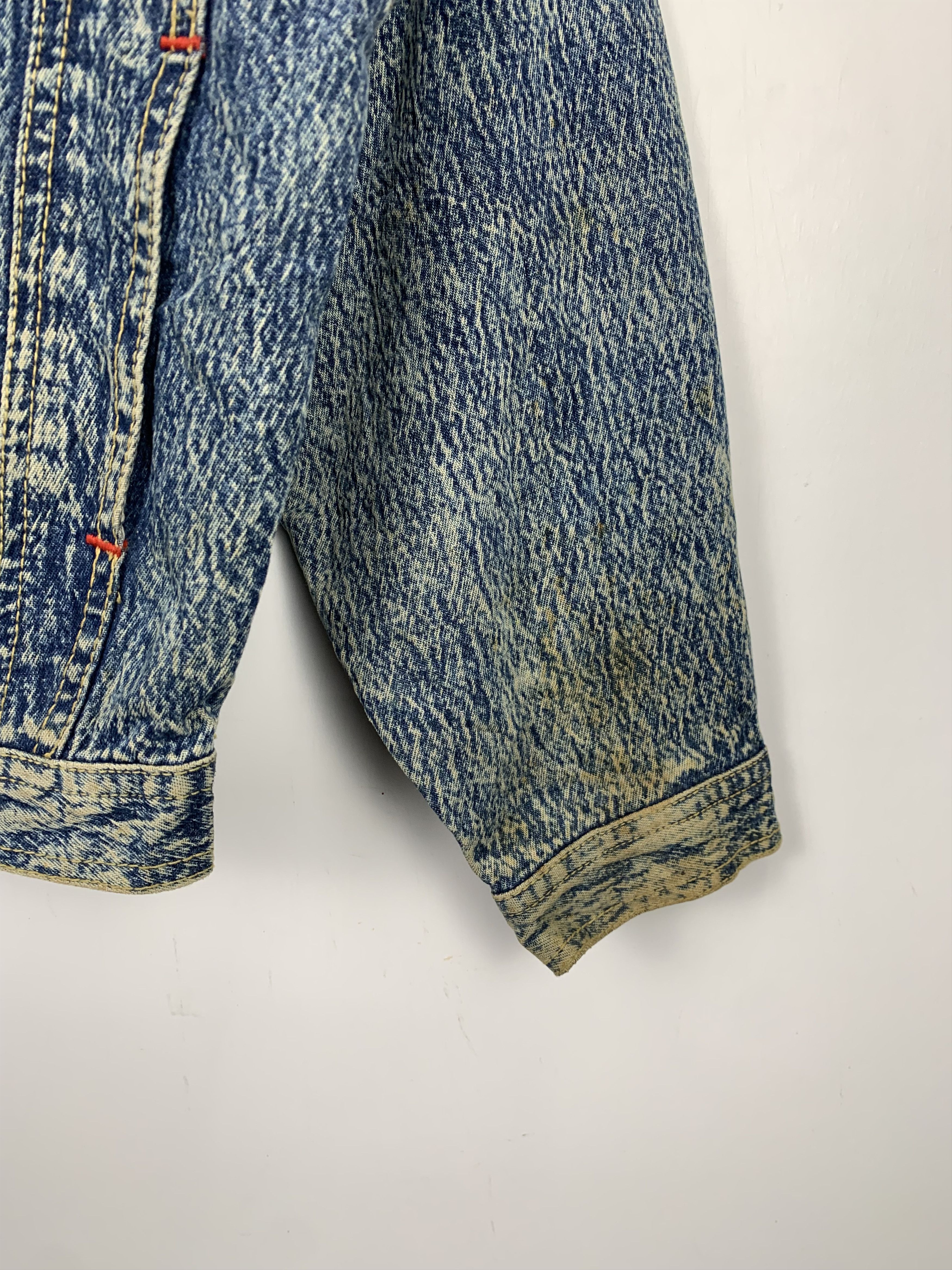 Other Vintage Ride Out Jeans Acid Wash Button Jacket J0530 Size US S / EU 44-46 / 1 - 3 Thumbnail