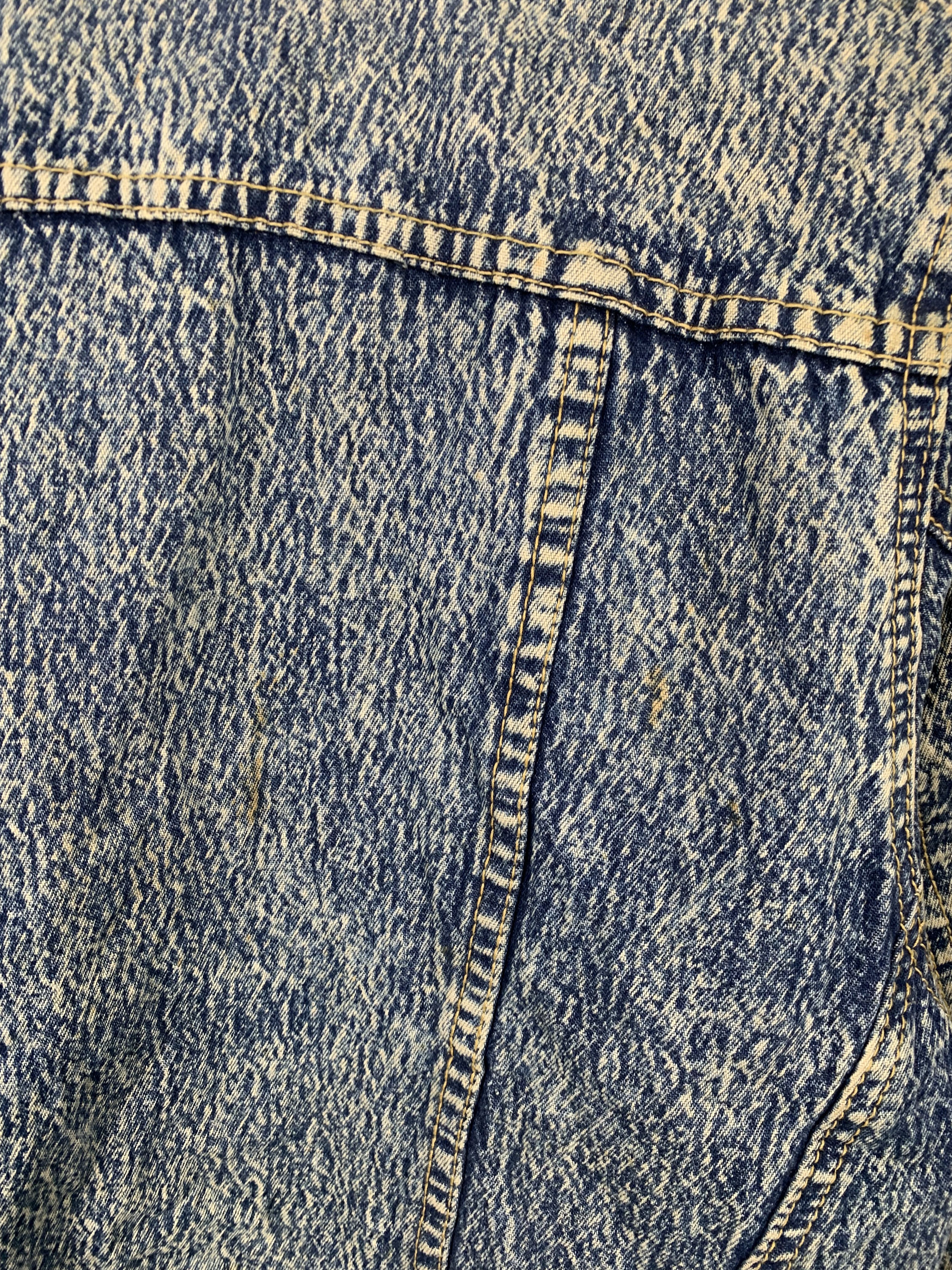 Other Vintage Ride Out Jeans Acid Wash Button Jacket J0530 Size US S / EU 44-46 / 1 - 14 Thumbnail