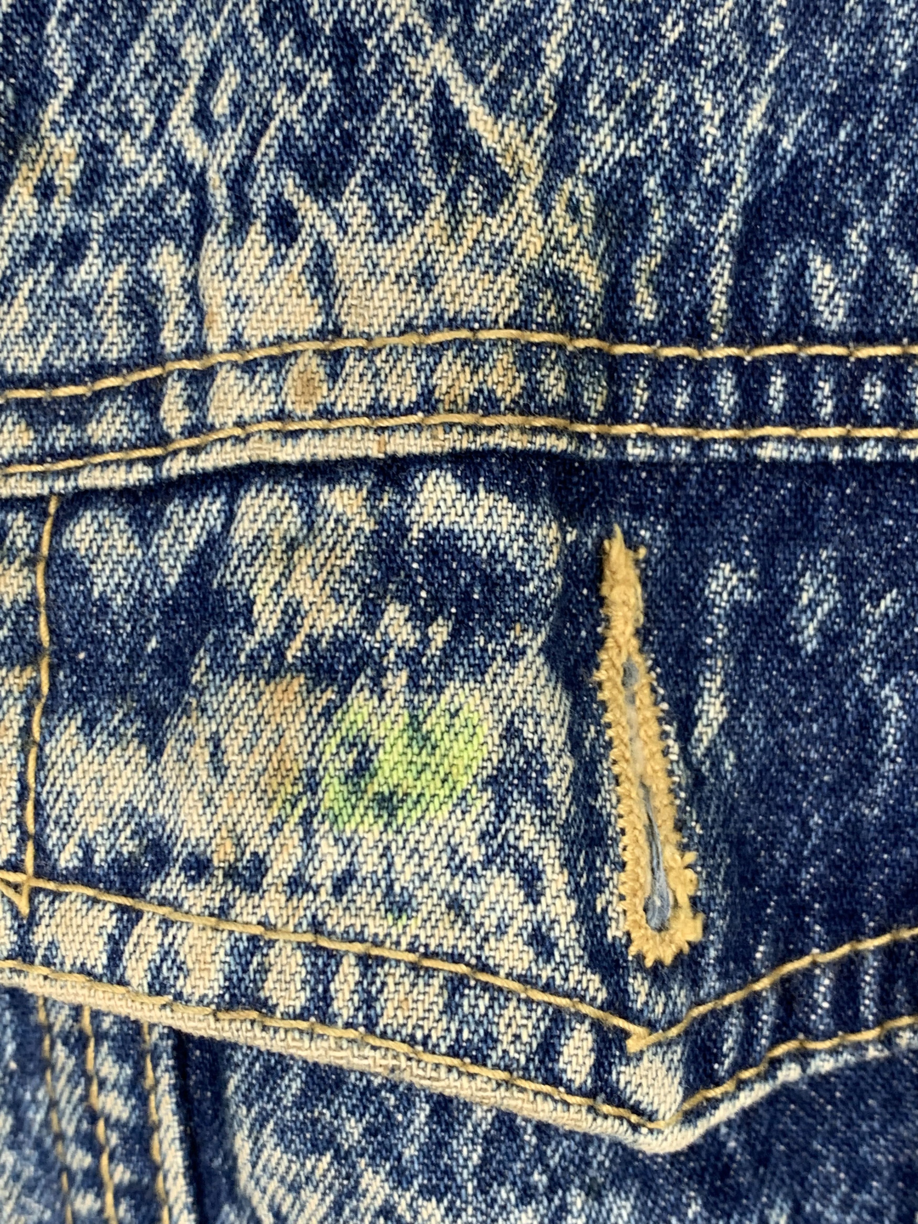 Other Vintage Ride Out Jeans Acid Wash Button Jacket J0530 Size US S / EU 44-46 / 1 - 8 Thumbnail