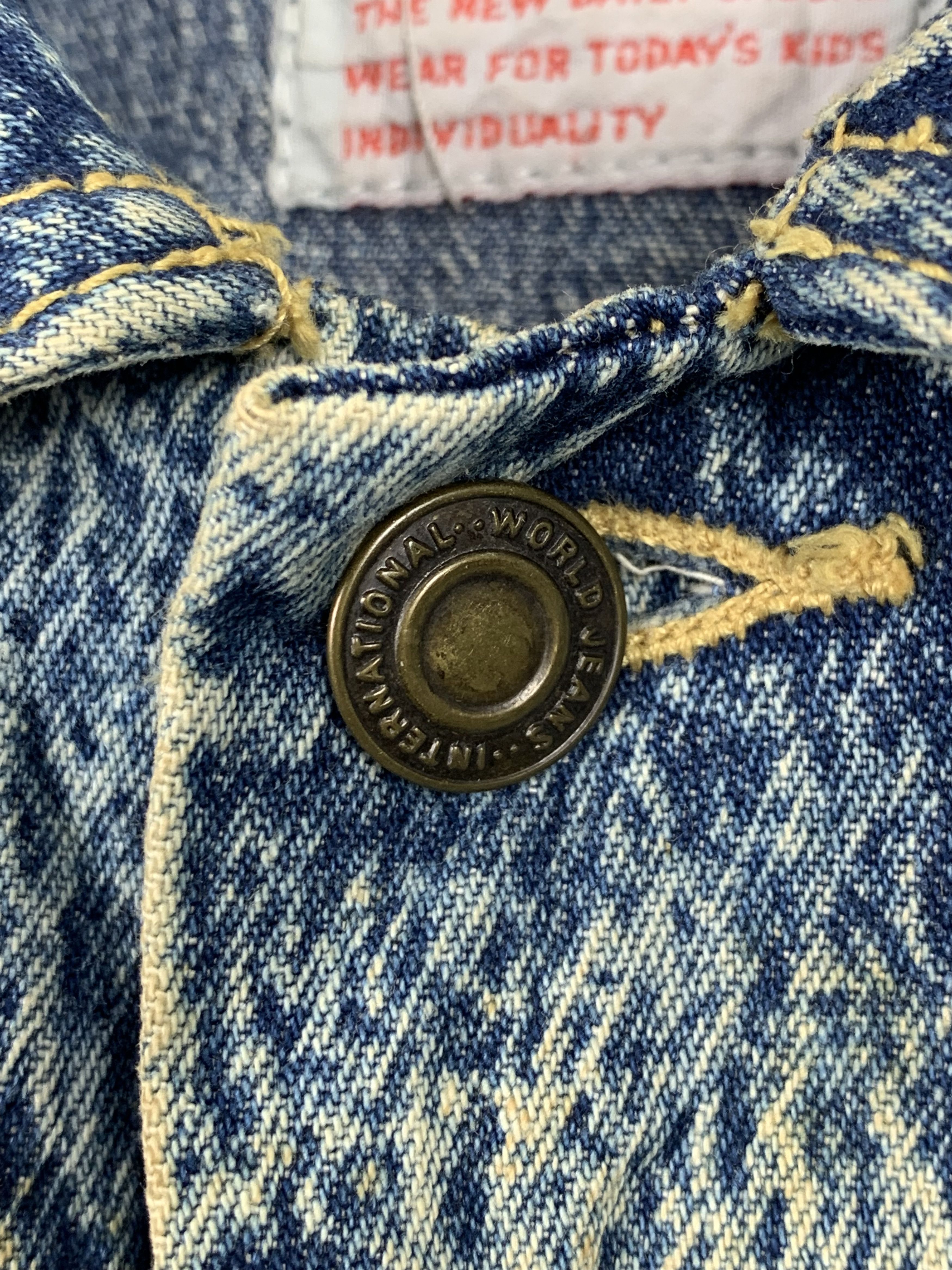 Other Vintage Ride Out Jeans Acid Wash Button Jacket J0530 Size US S / EU 44-46 / 1 - 6 Thumbnail