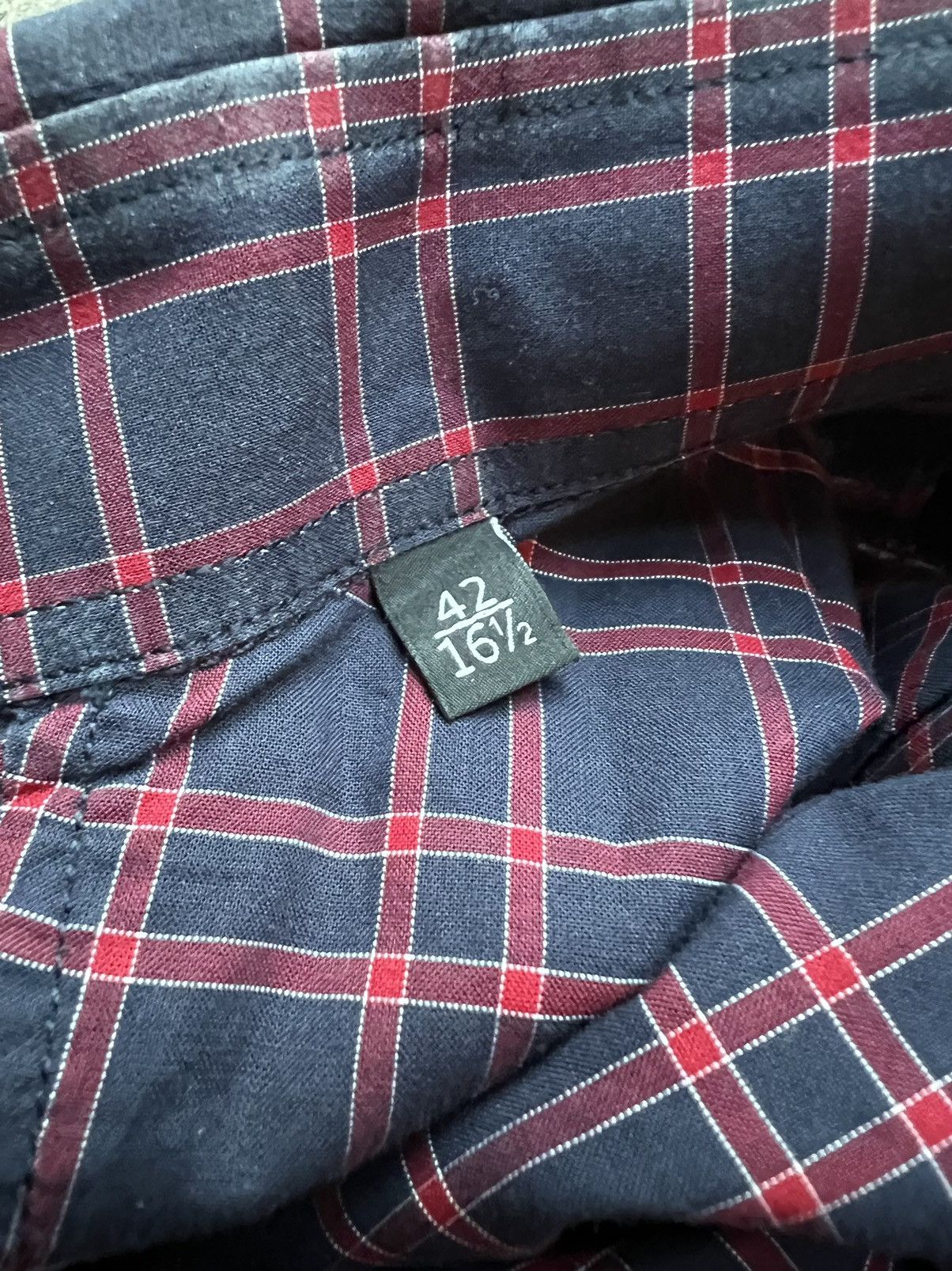 Gucci $685 F/W14 Classic Fit Tartan Button Up XL Size US L / EU 52-54 / 3 - 3 Thumbnail