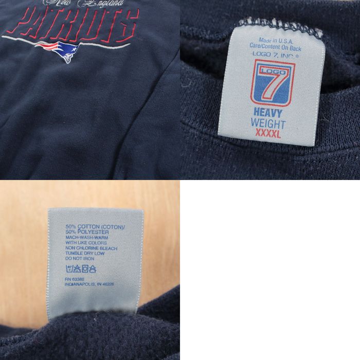 NFL New England Boston Patriots Retro Logo Embroidered Hoodie S-5XL,  LT-4XLT New